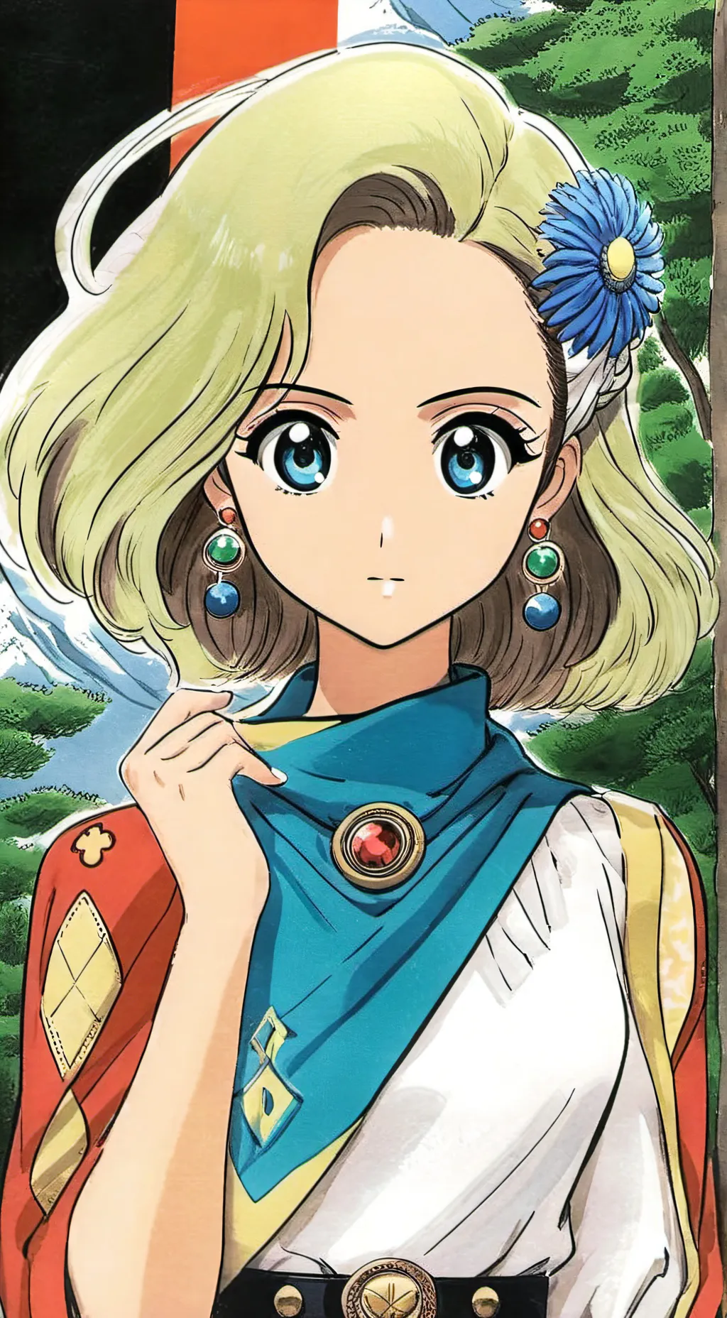 ai character: Oshi no ko  background