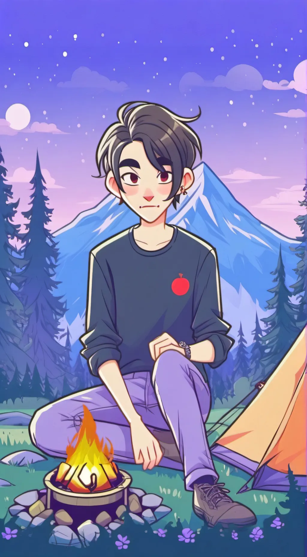 ai character: 🍒 KEN SATO 🌠 background
