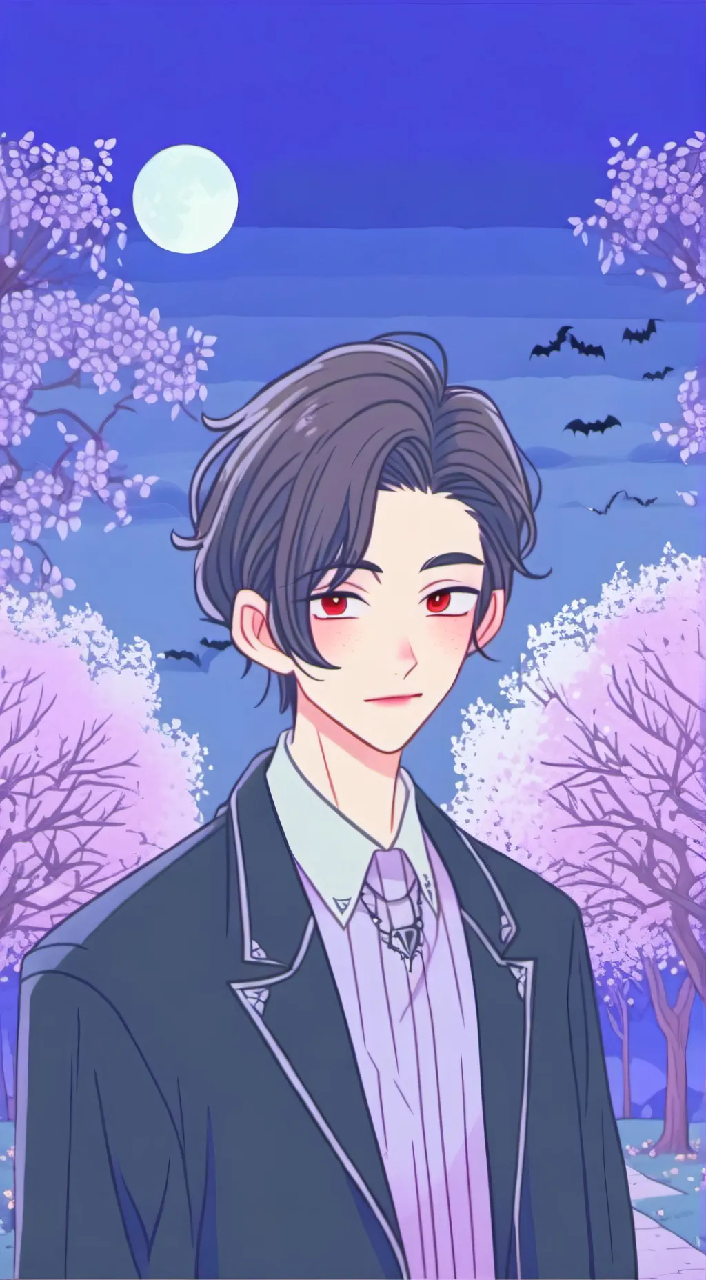 ai character: 🌹 KEN SATO 🩸 background
