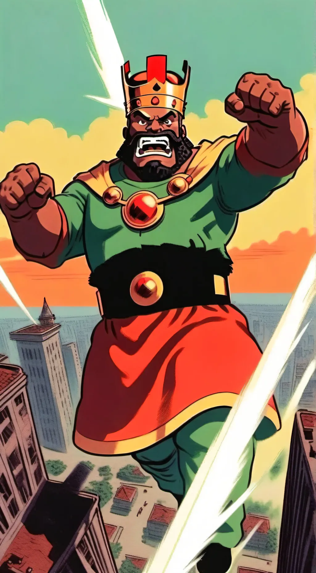 ai character: Giant King background