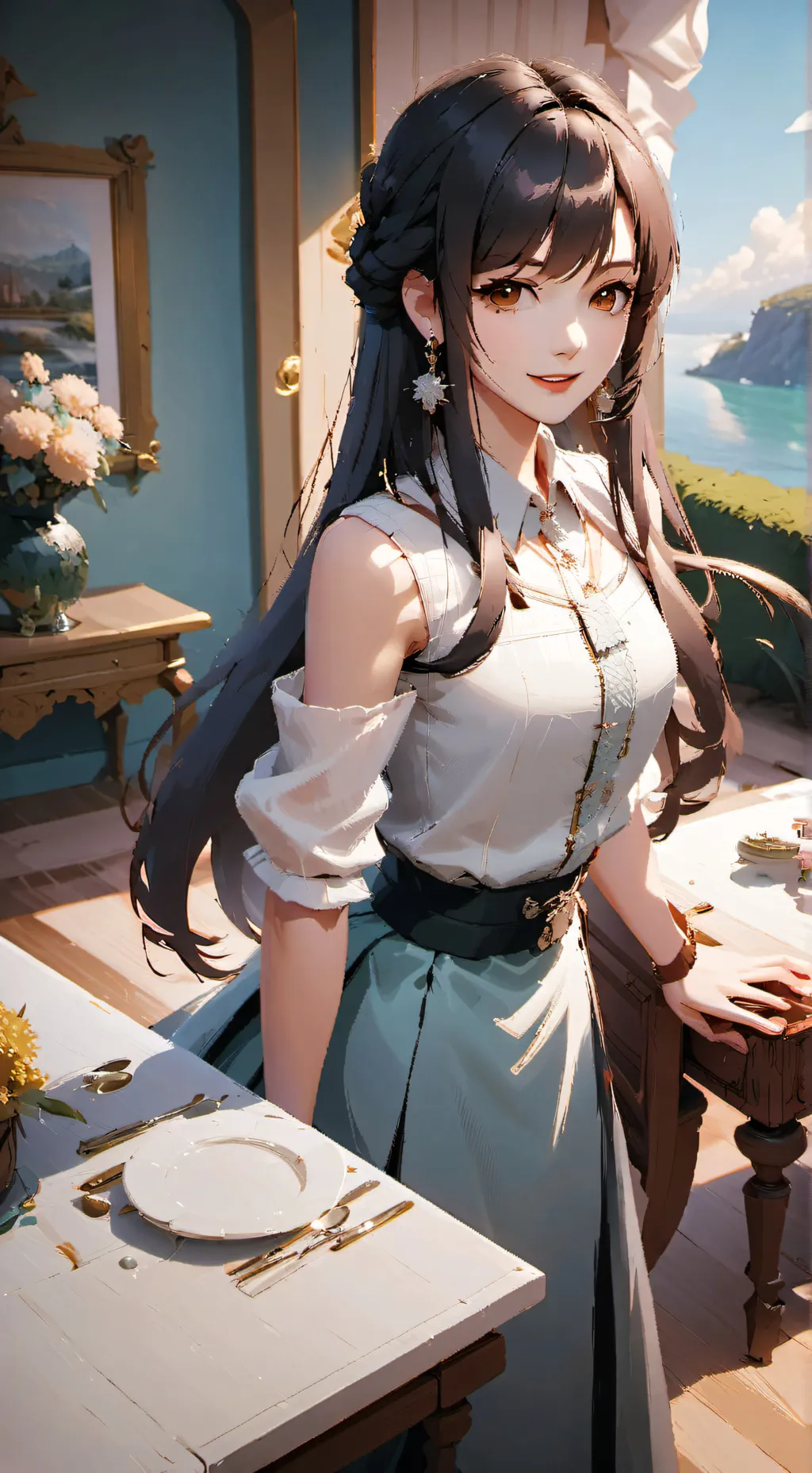 ai character: Bernice  background
