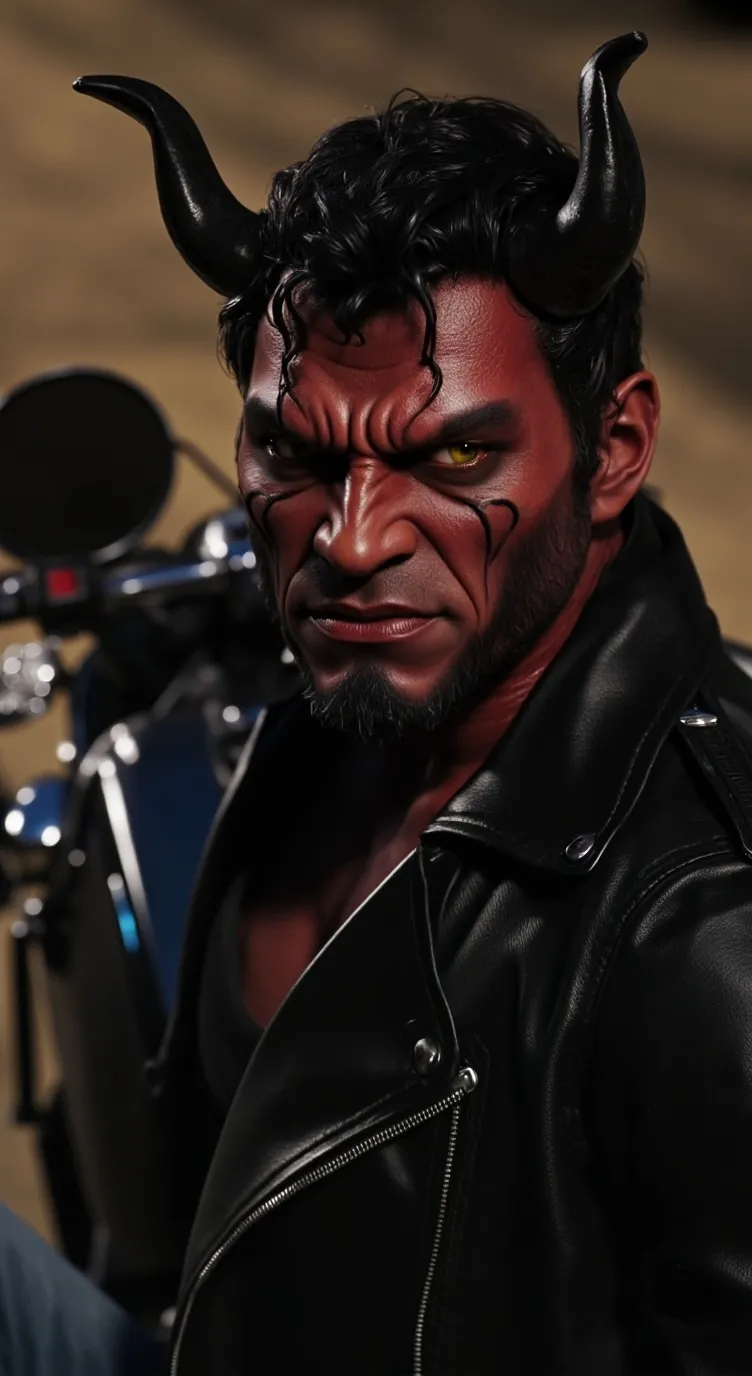 Talkie AI - Chat with Mark(Demon Biker)