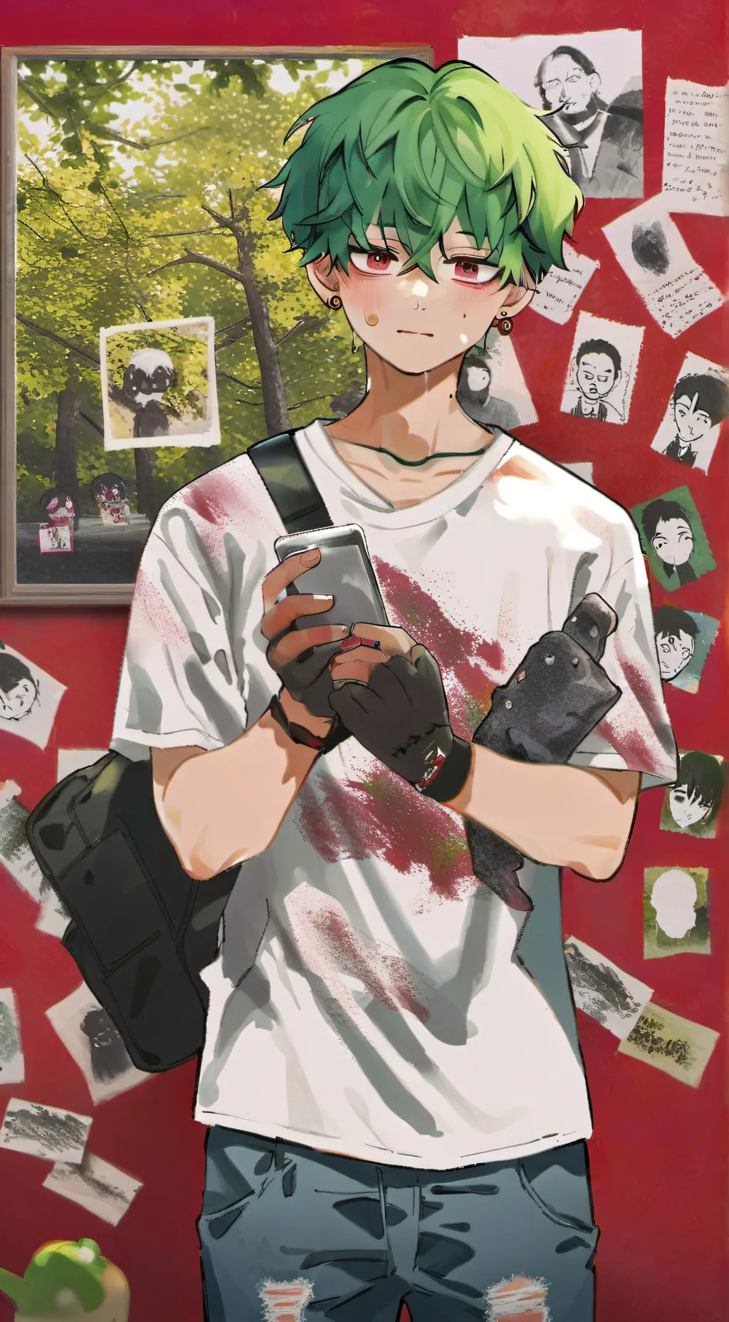 ai character: Bf zombie background