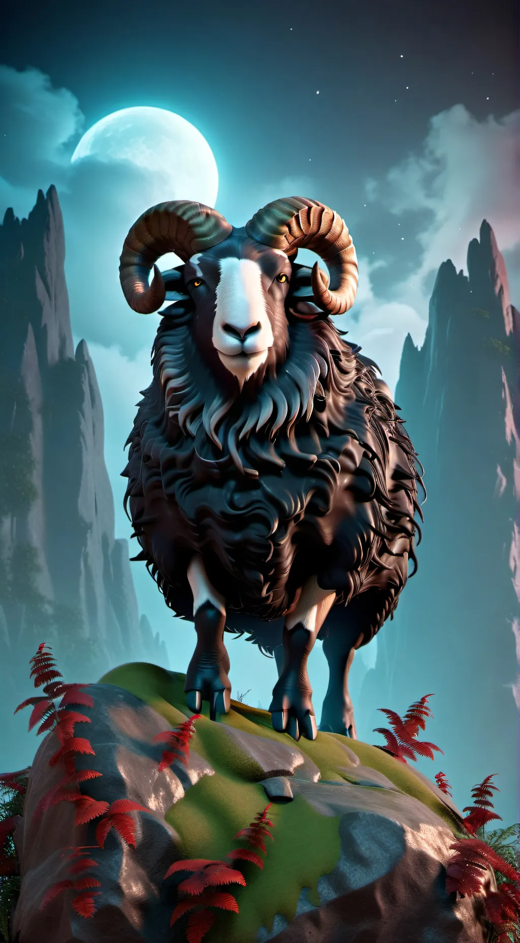 ai character: Bubba chops🐏 background