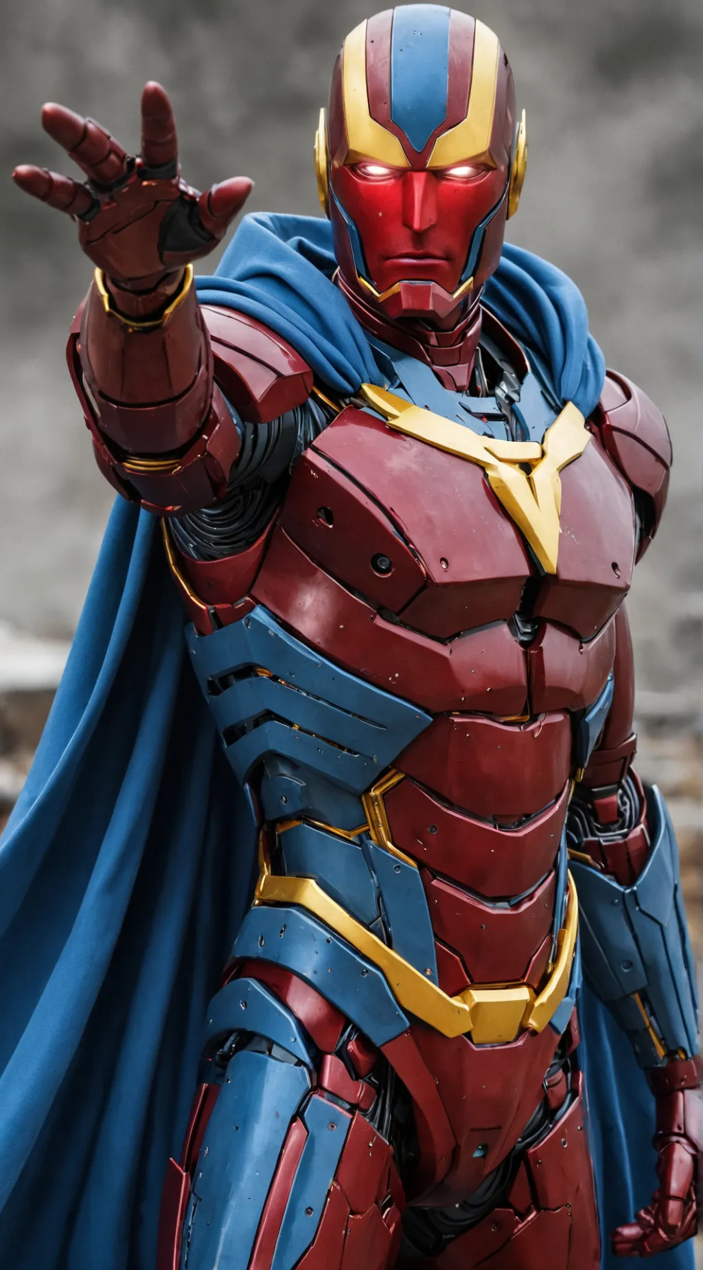 ai character: Red Tornado  background