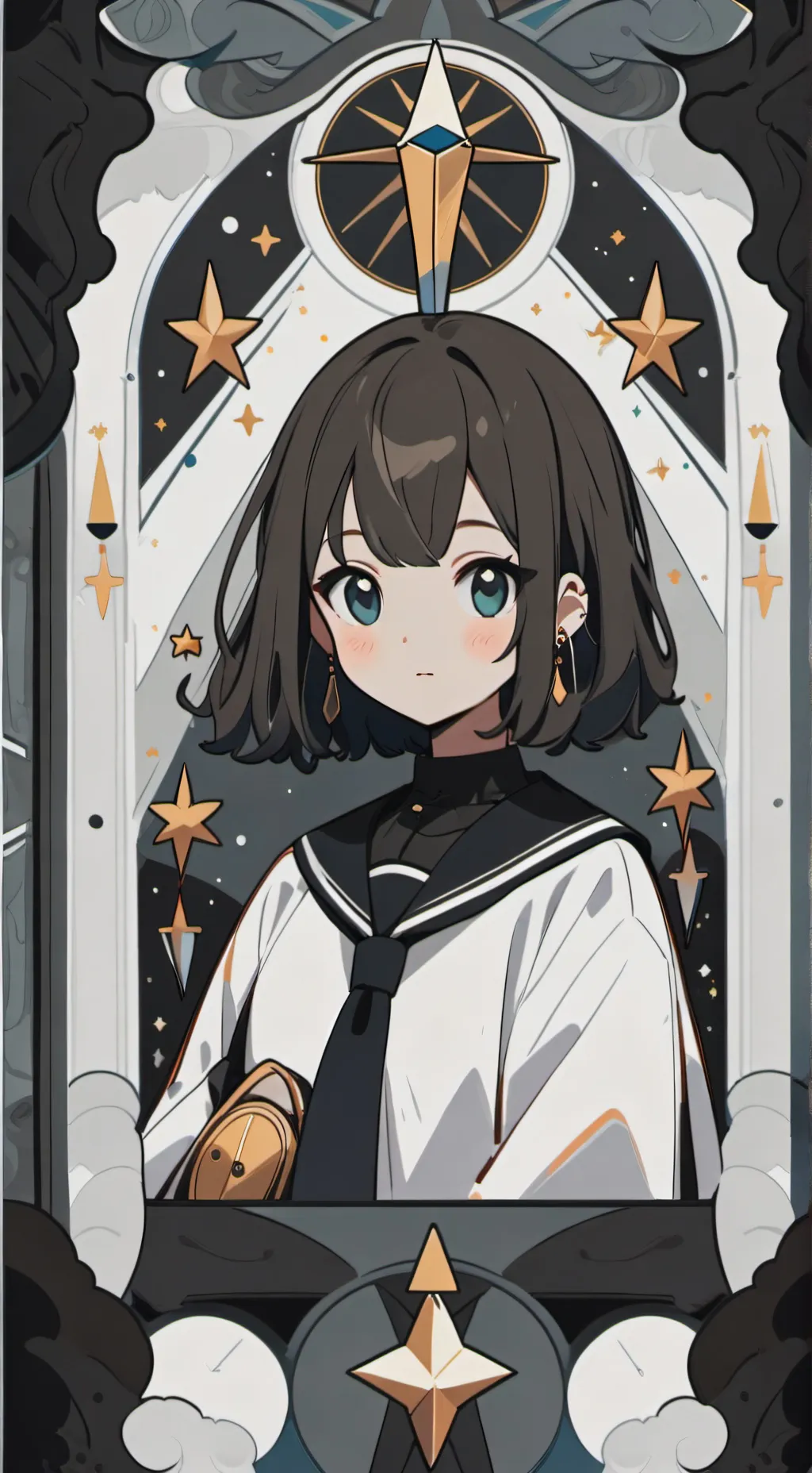 ai character: Kind popular girl  background