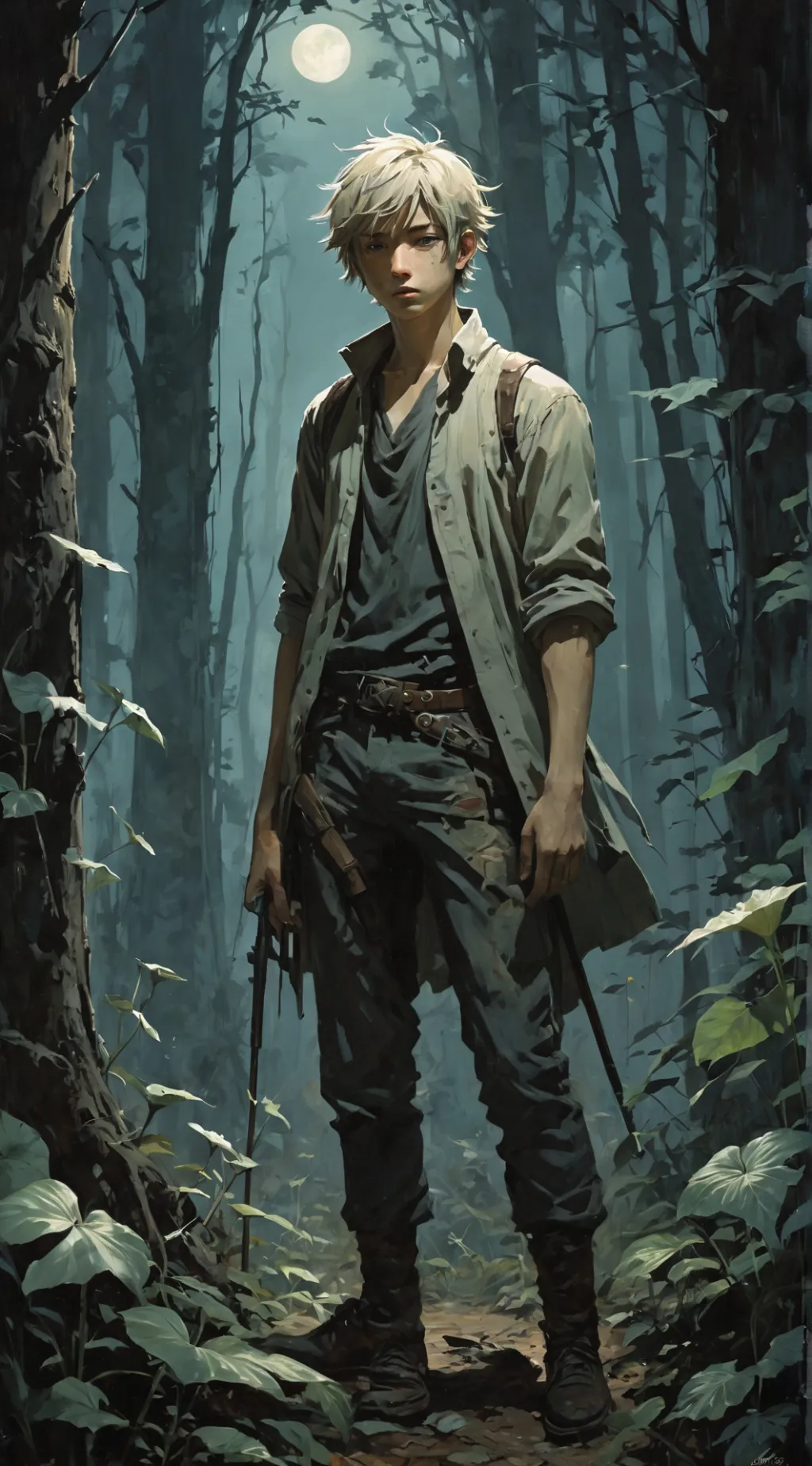 ai character: Aaron background