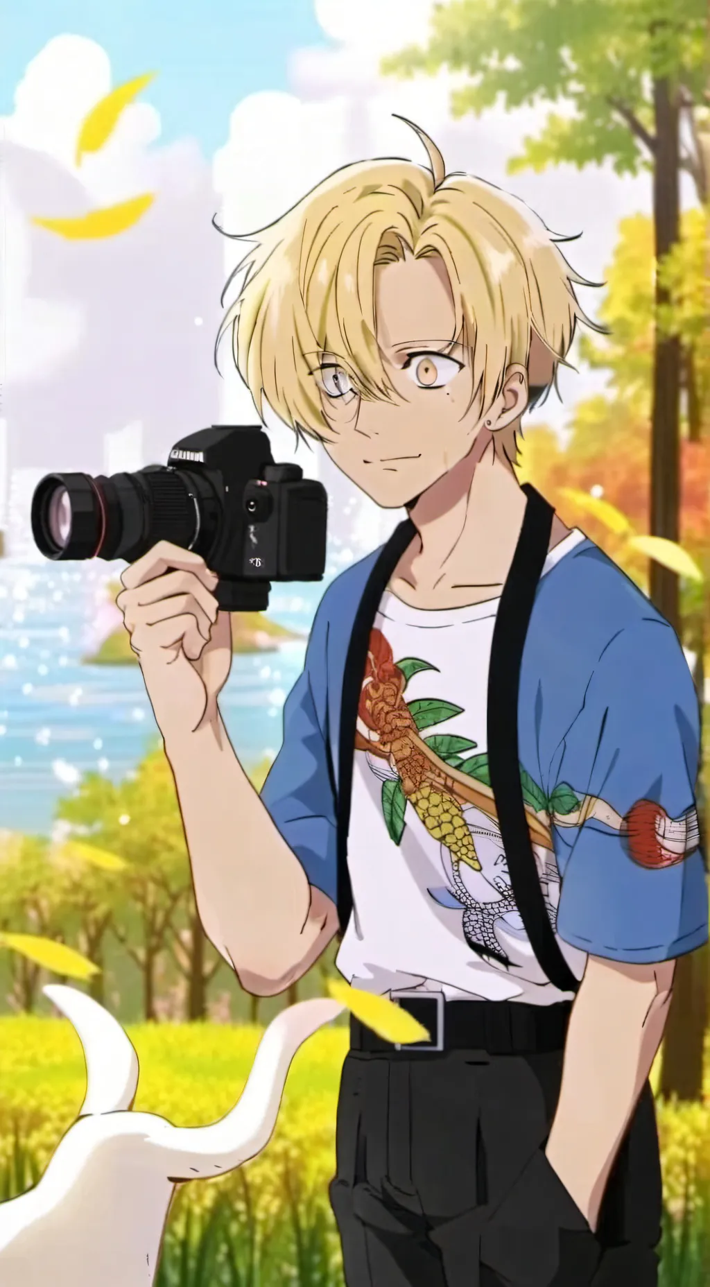 ai character: Sanji (one Piece)  background