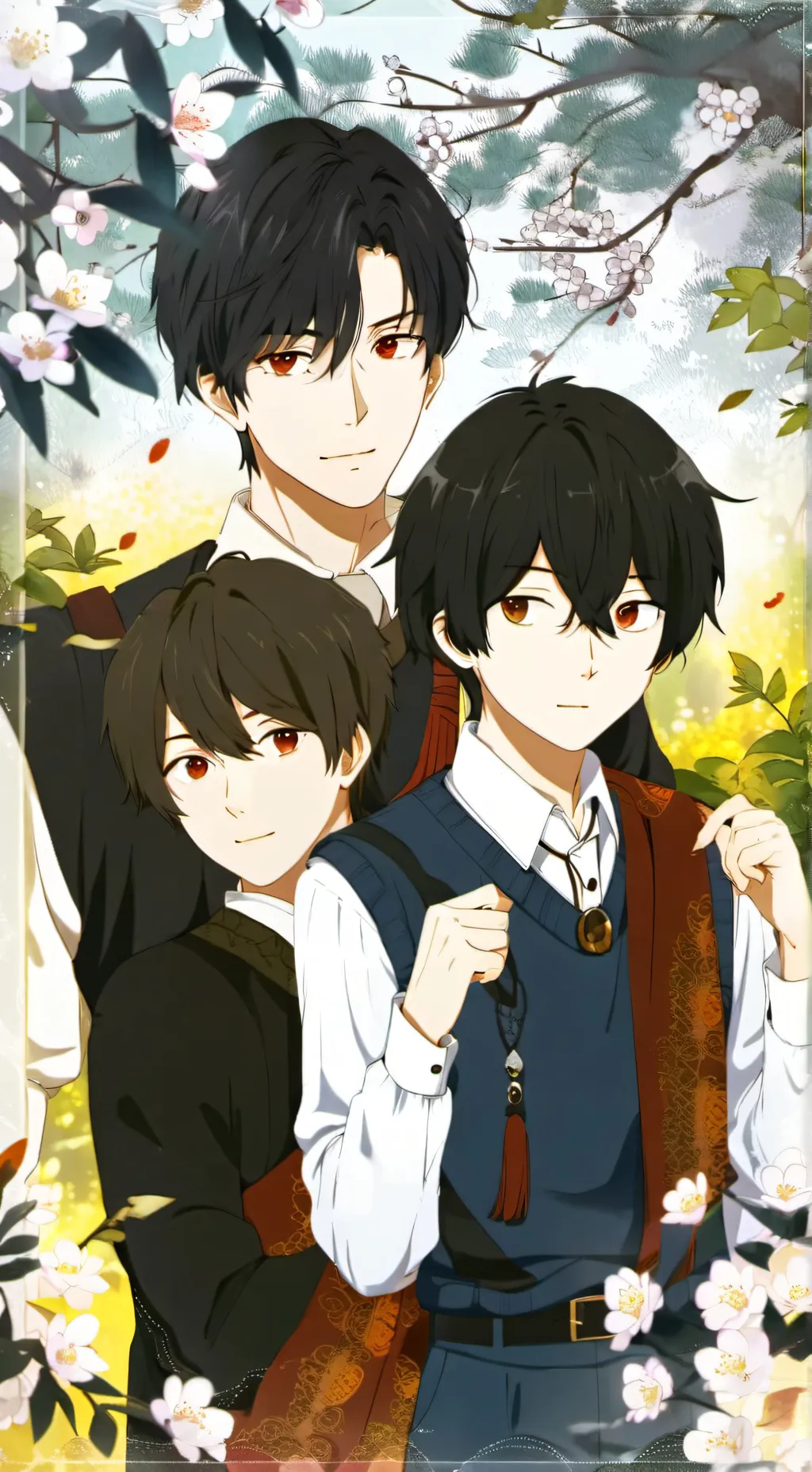 ai character: leo Noah and Dave  background