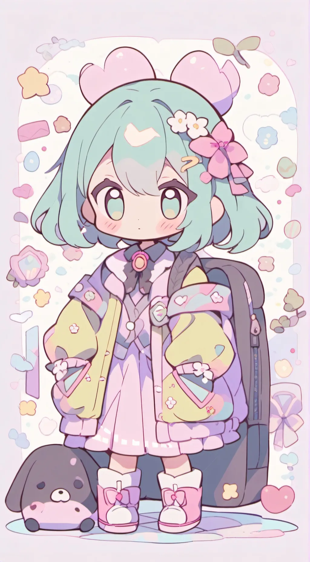 ai character: B꓄S💜 background