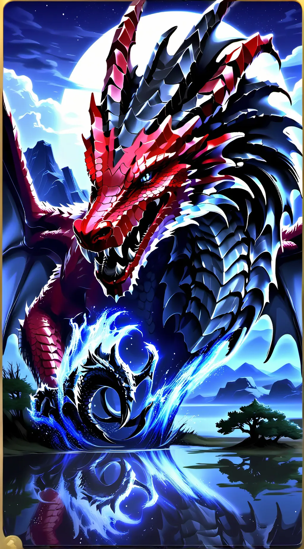 ai character: the dragon king background