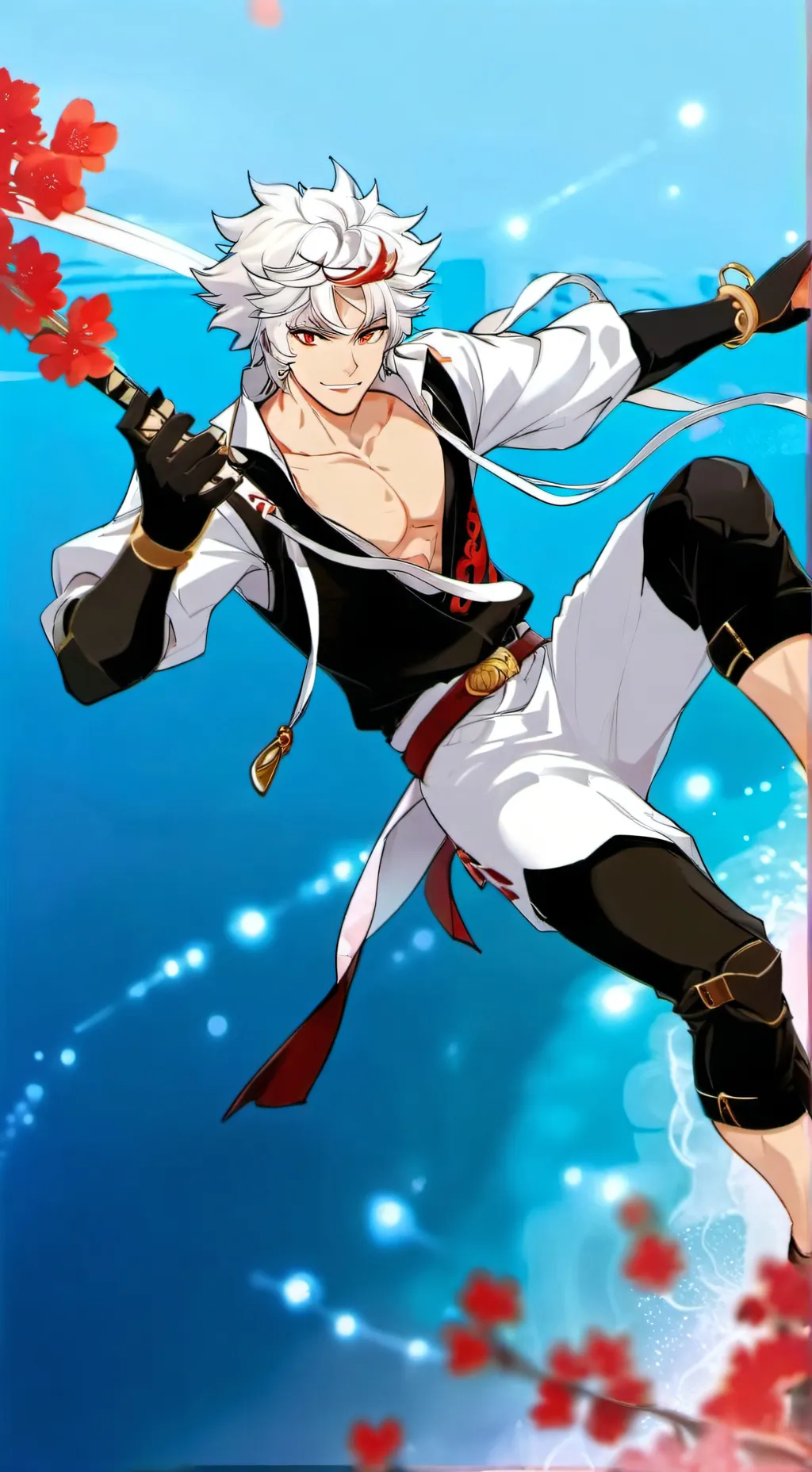 ai character: 喜神高 background