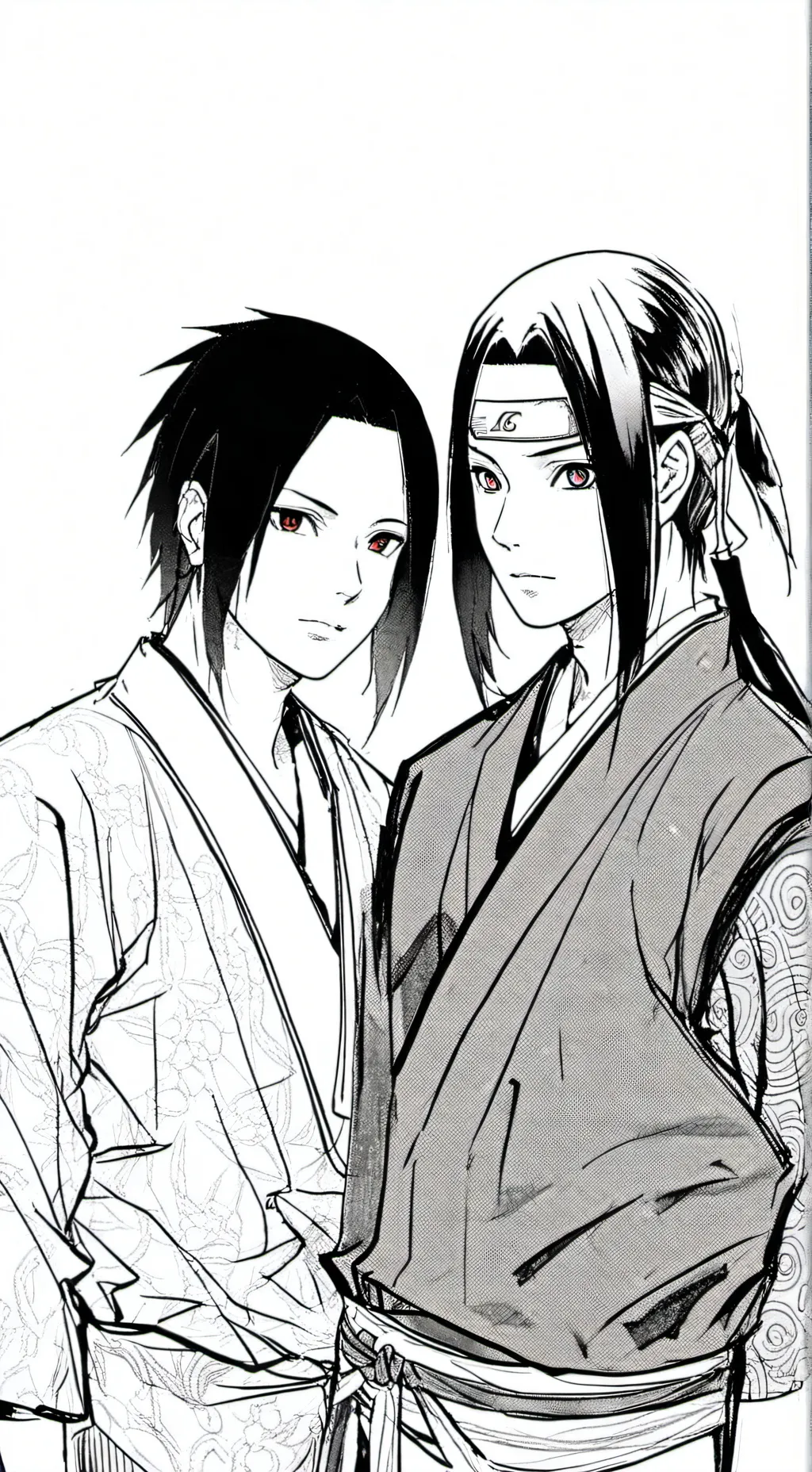 ai character: Sasuke And Itachi  background