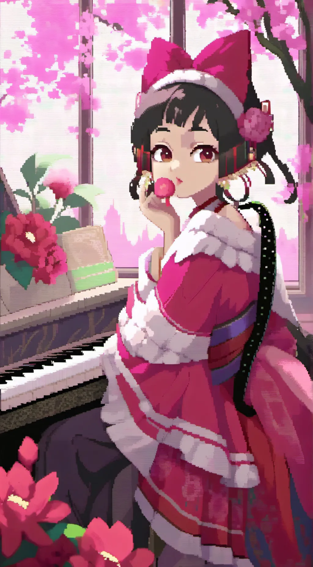 ai character: Zoey. background