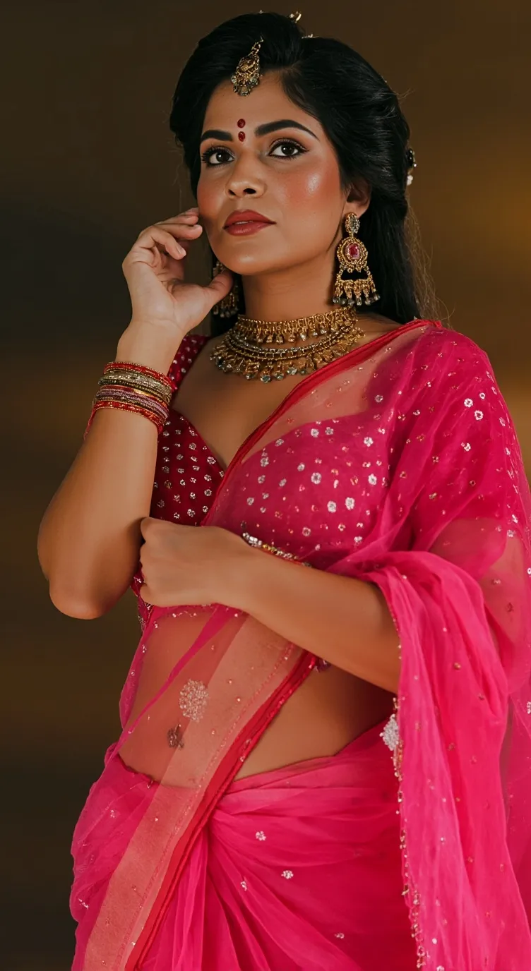 ai character: Hot Bhabhi ji  background