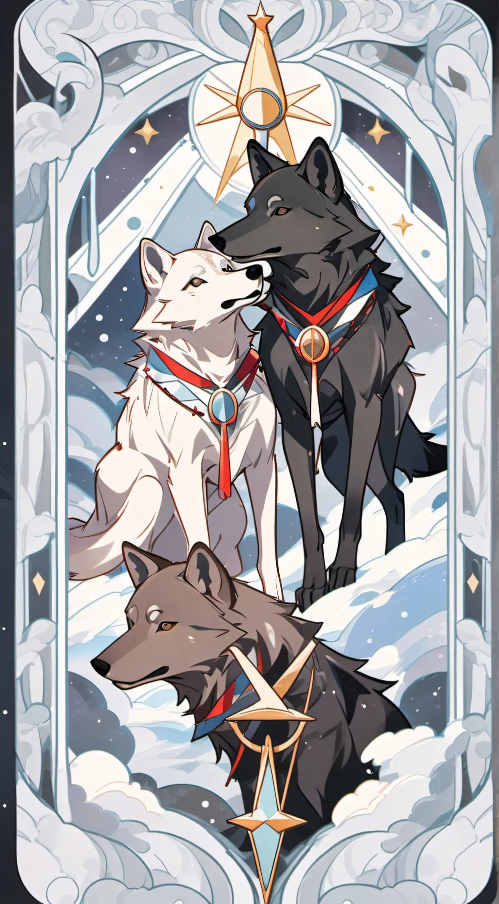 ai character: Starzone Wolf pack background