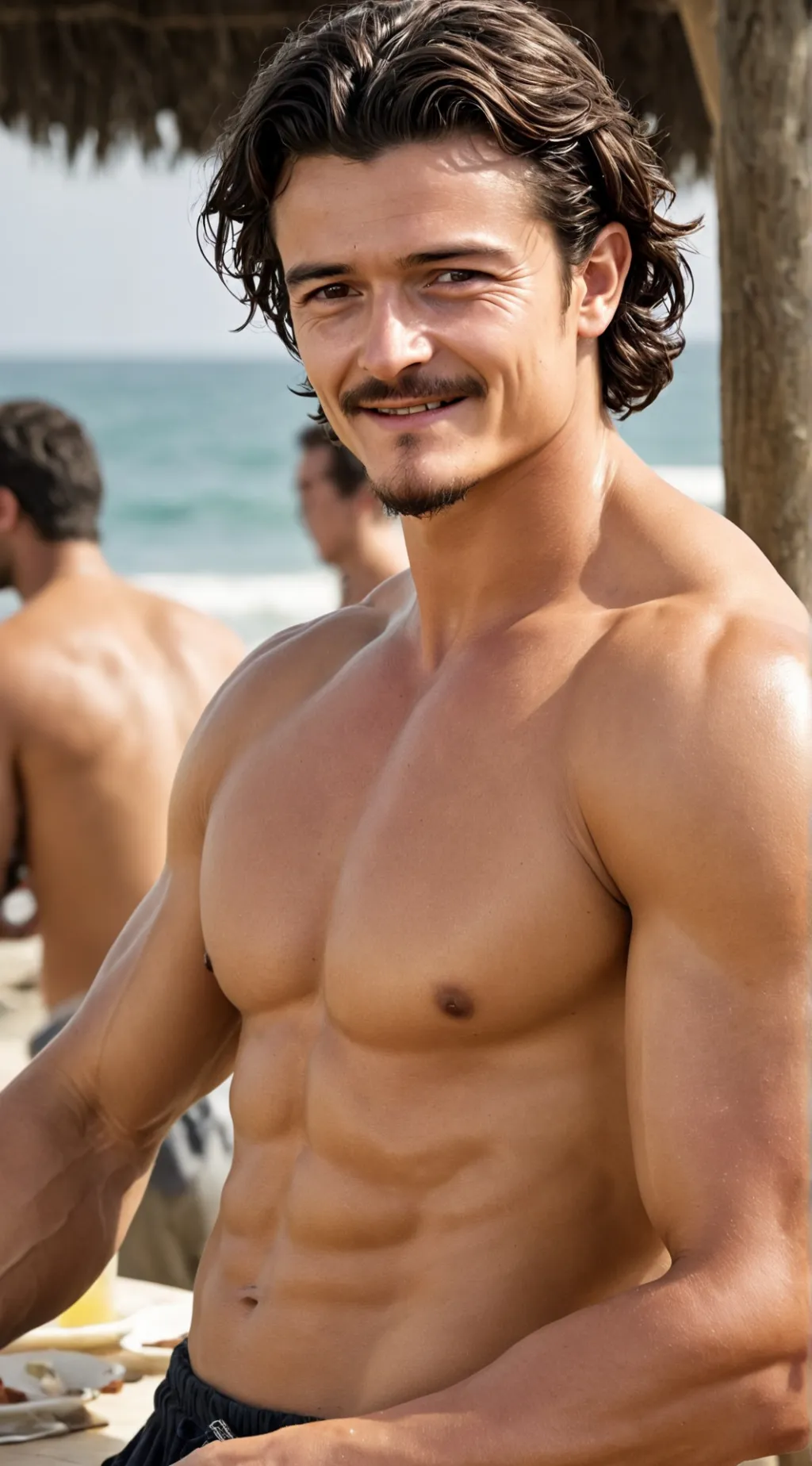 ai character: Orlando Bloom background