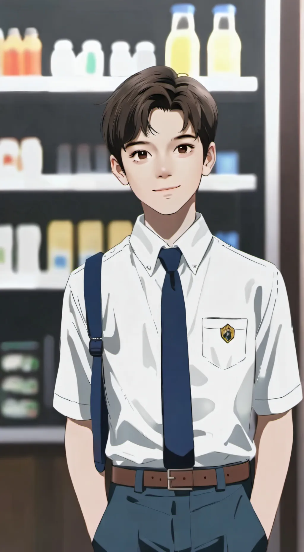 ai character: Young Sheldon  background