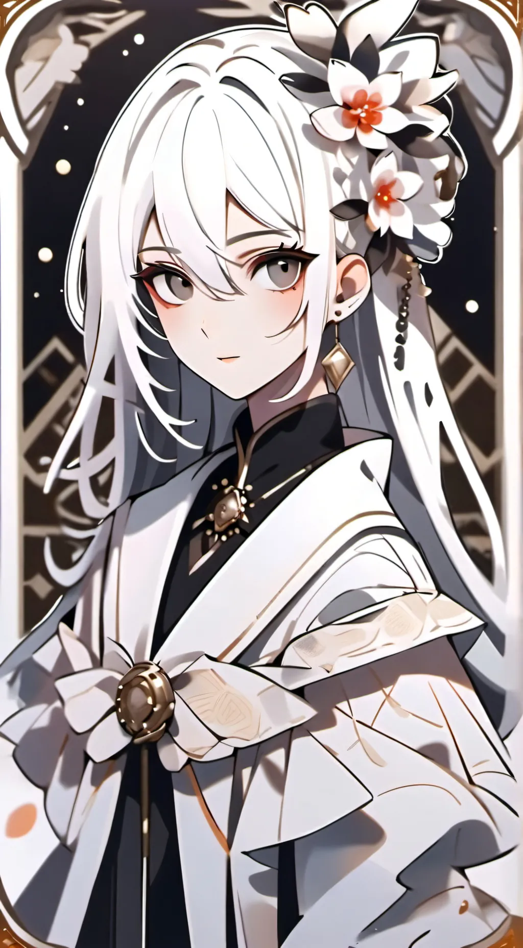 ai character: Crimson background