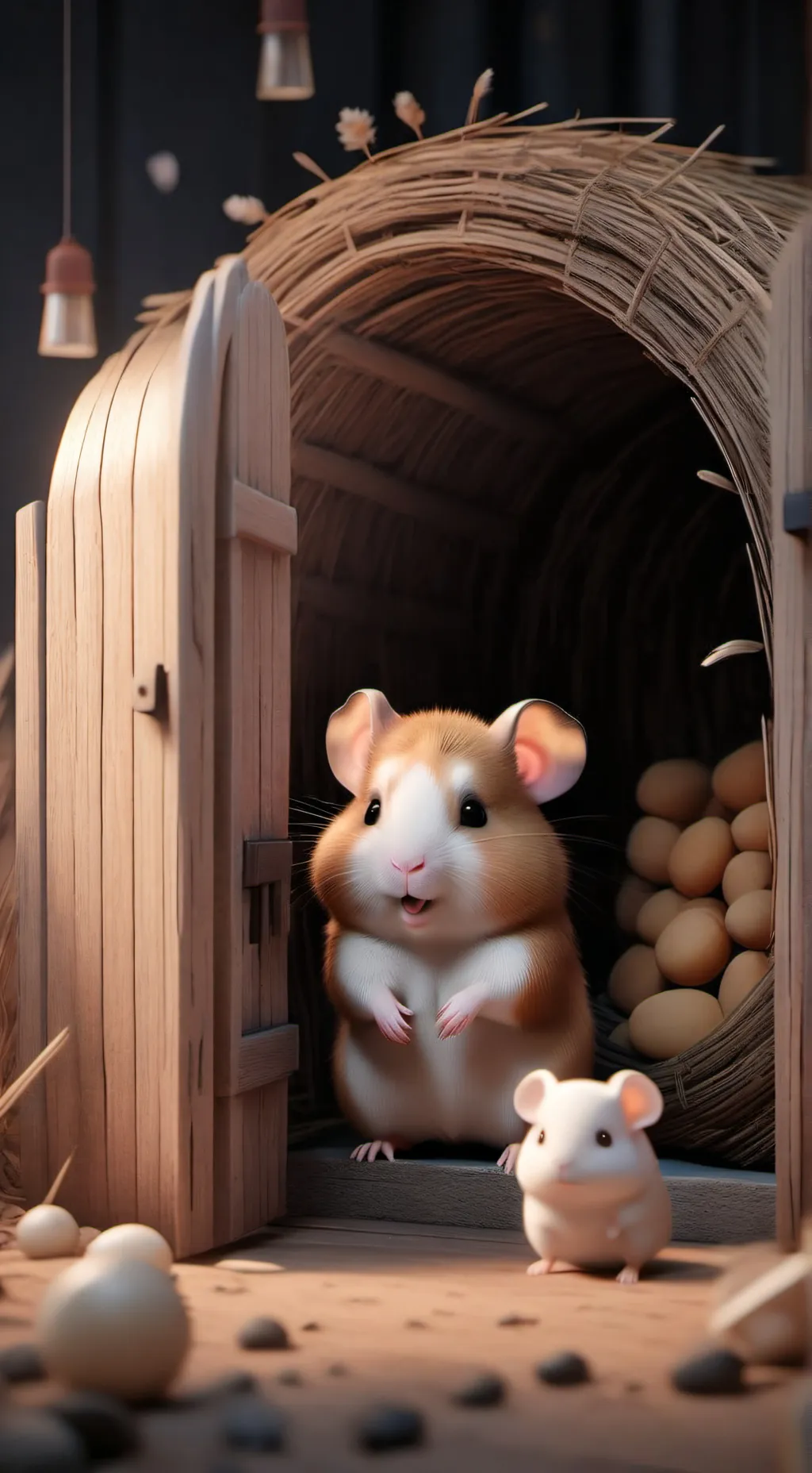 ai character: hamster moleston background