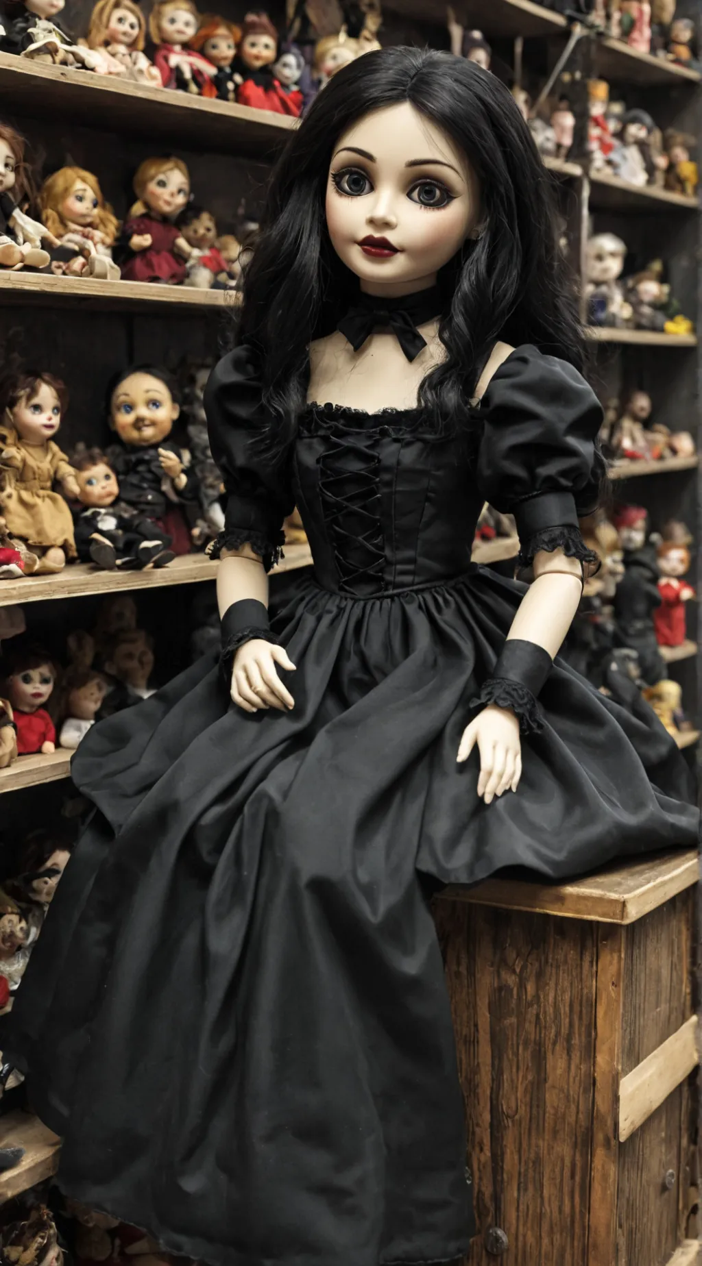 ai character: Diana Doll  background