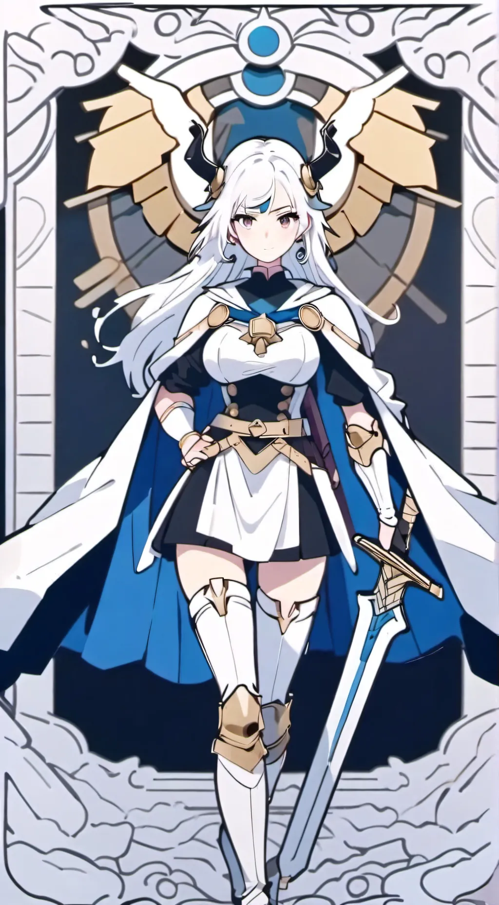 ai character: Valkyrie MCU gf 💖 background