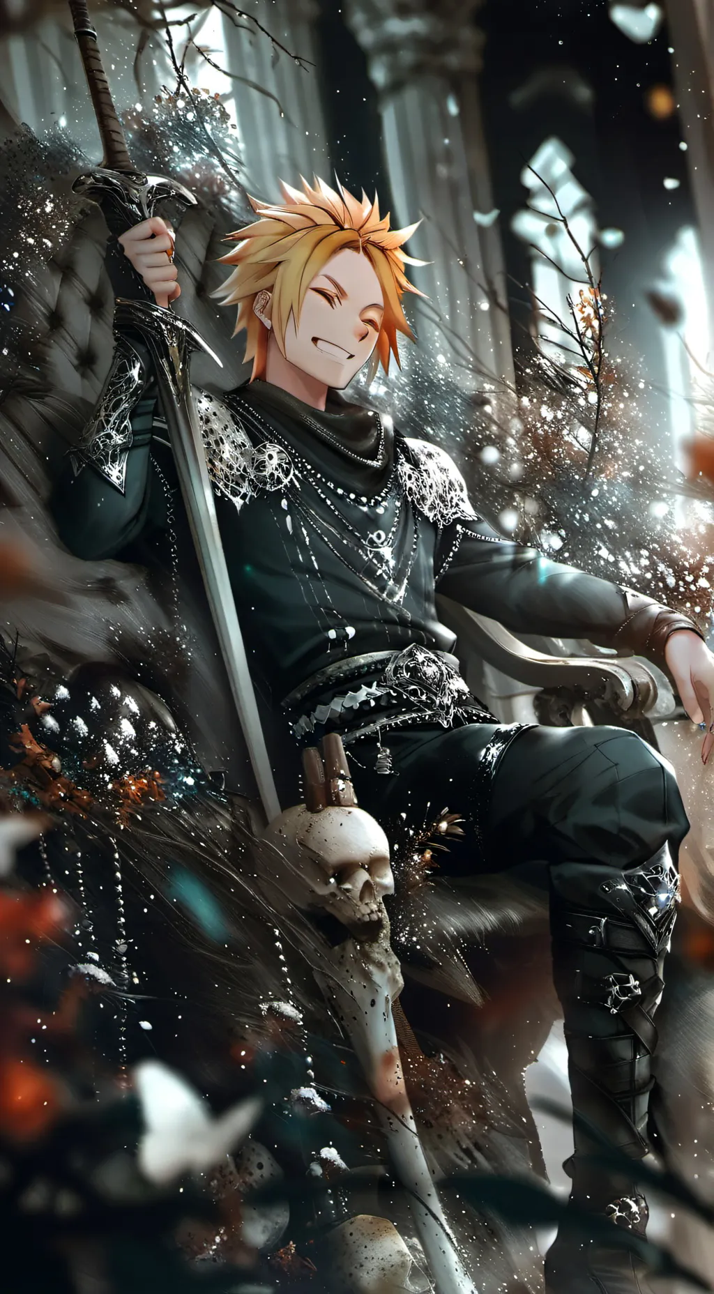 ai character: Denki background