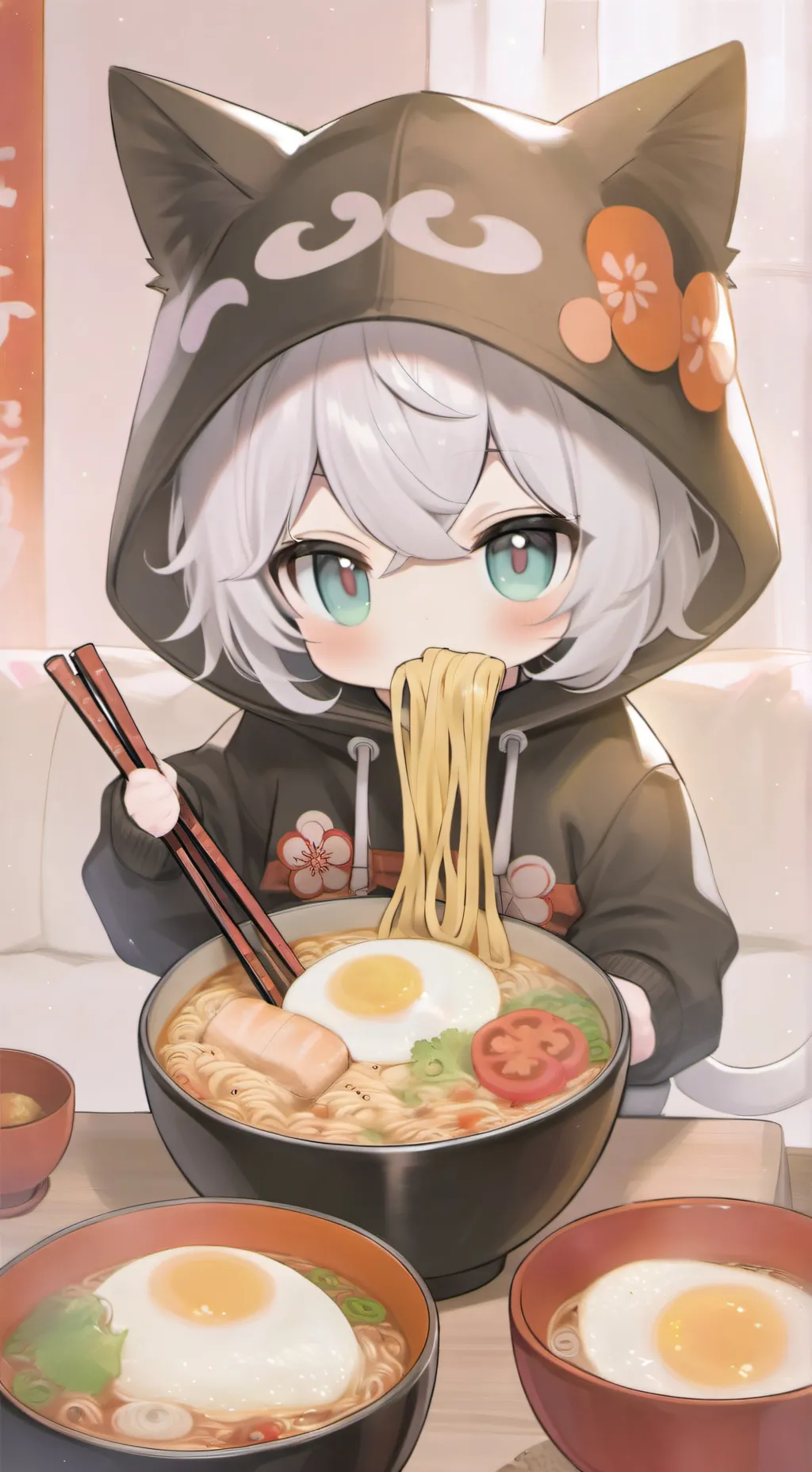 ai character: ibunny is gross background