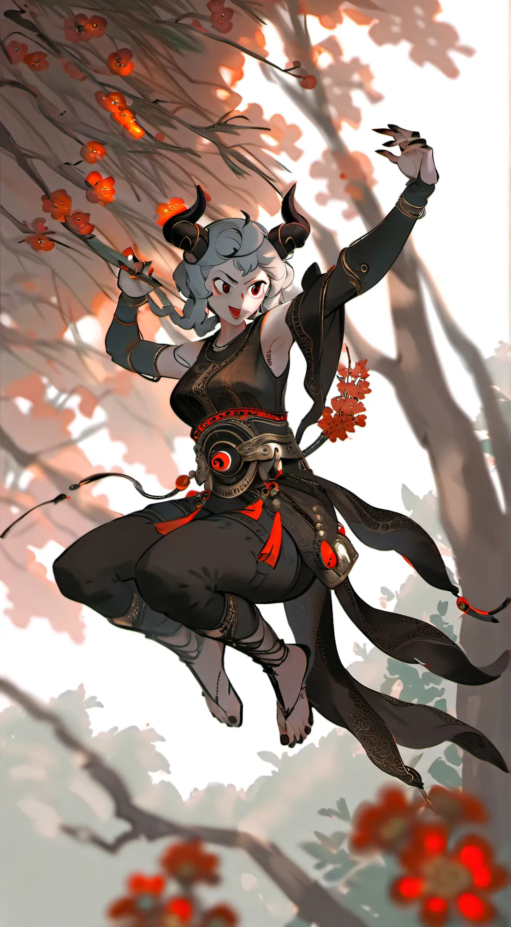 ai character: 魔女 background