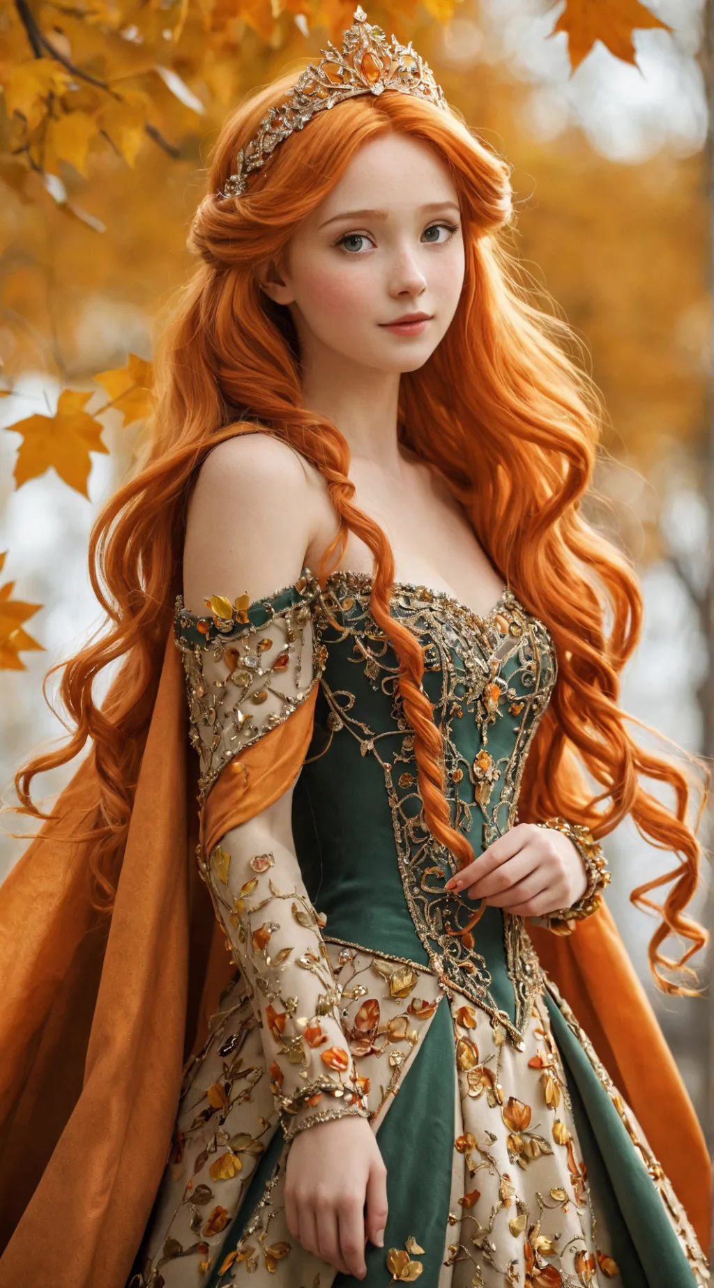ai character: Avila. leafwhisper background