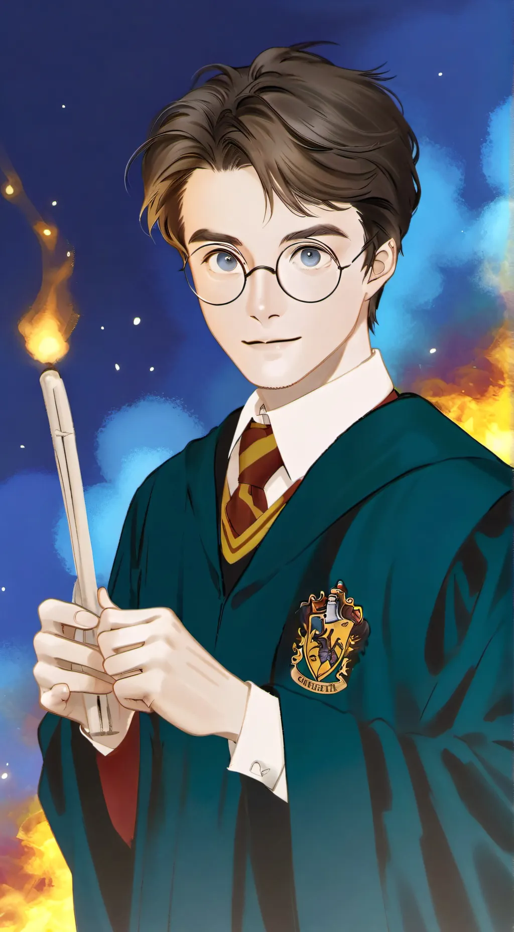 ai character: Harry Potter background