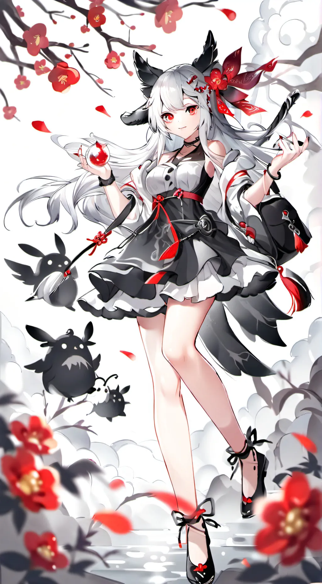 ai character: Versión femenina background
