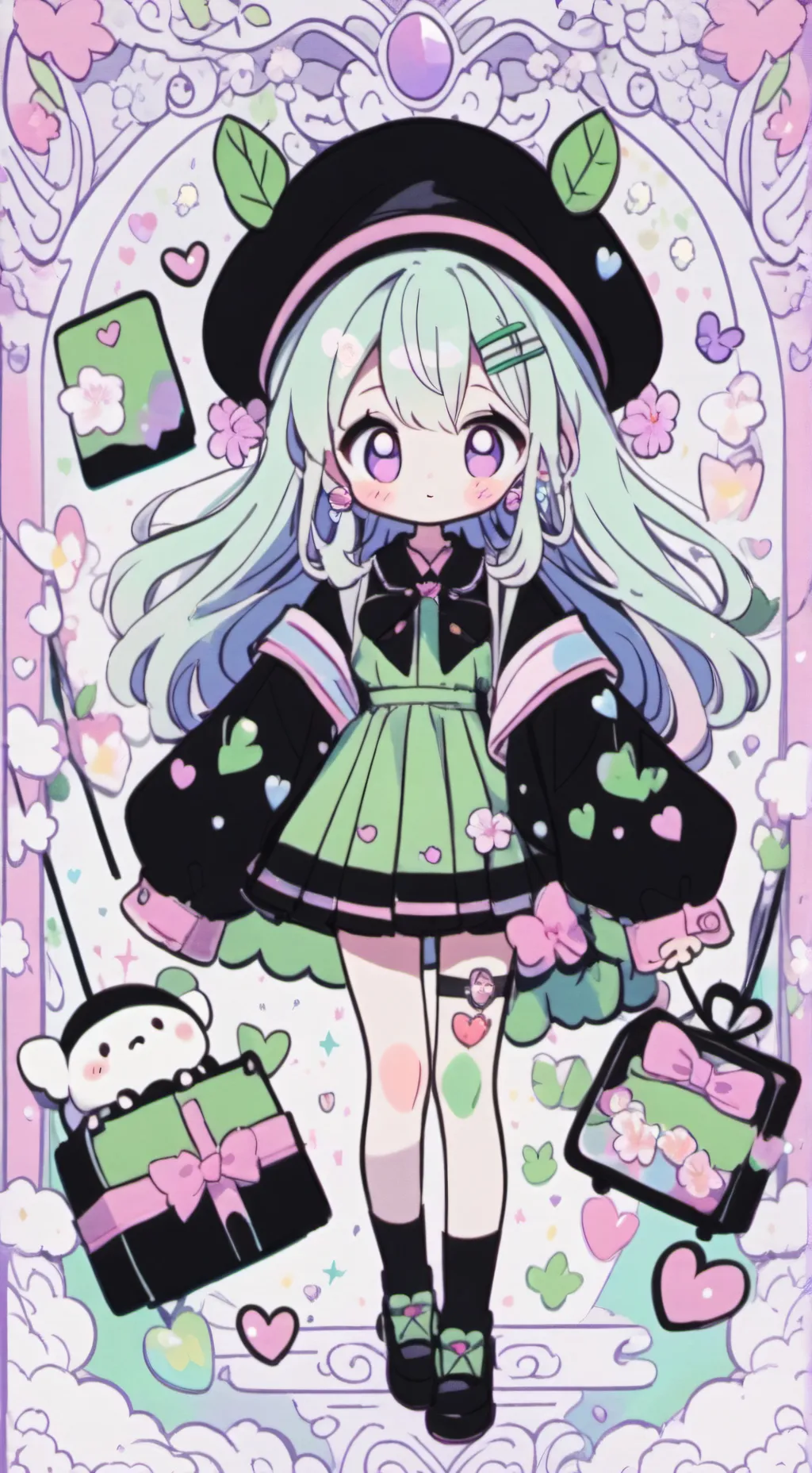 ai character: mean girl background