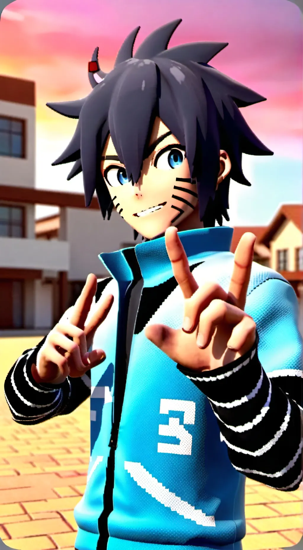 ai character: Soruto Uzumaki background