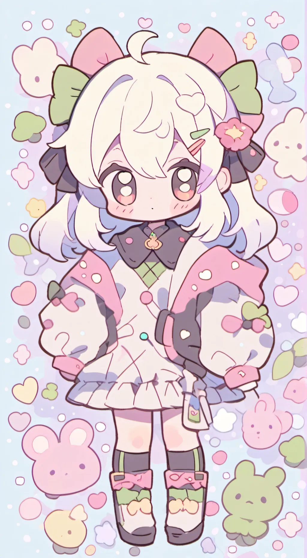 ai character: Dw pick me background