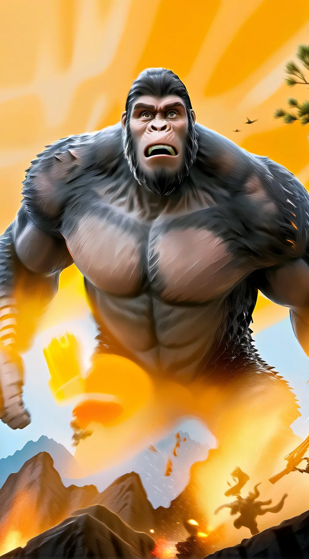 ai character: man in the sit background