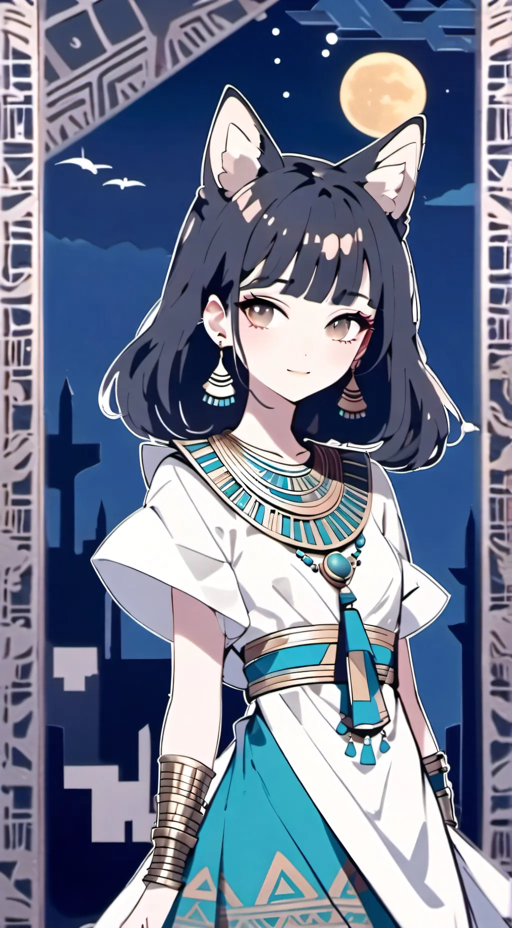 ai character: ankha background
