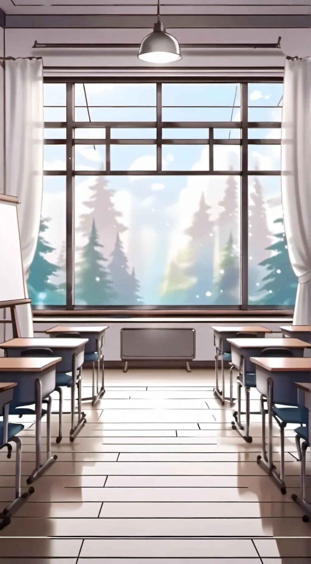 ai character: MHA Back to School background