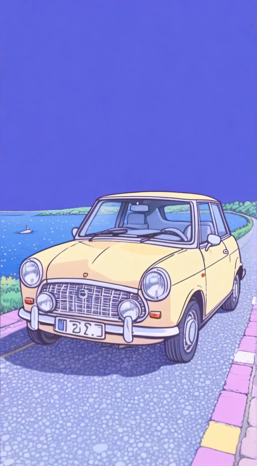 ai character: Roblox road trip background