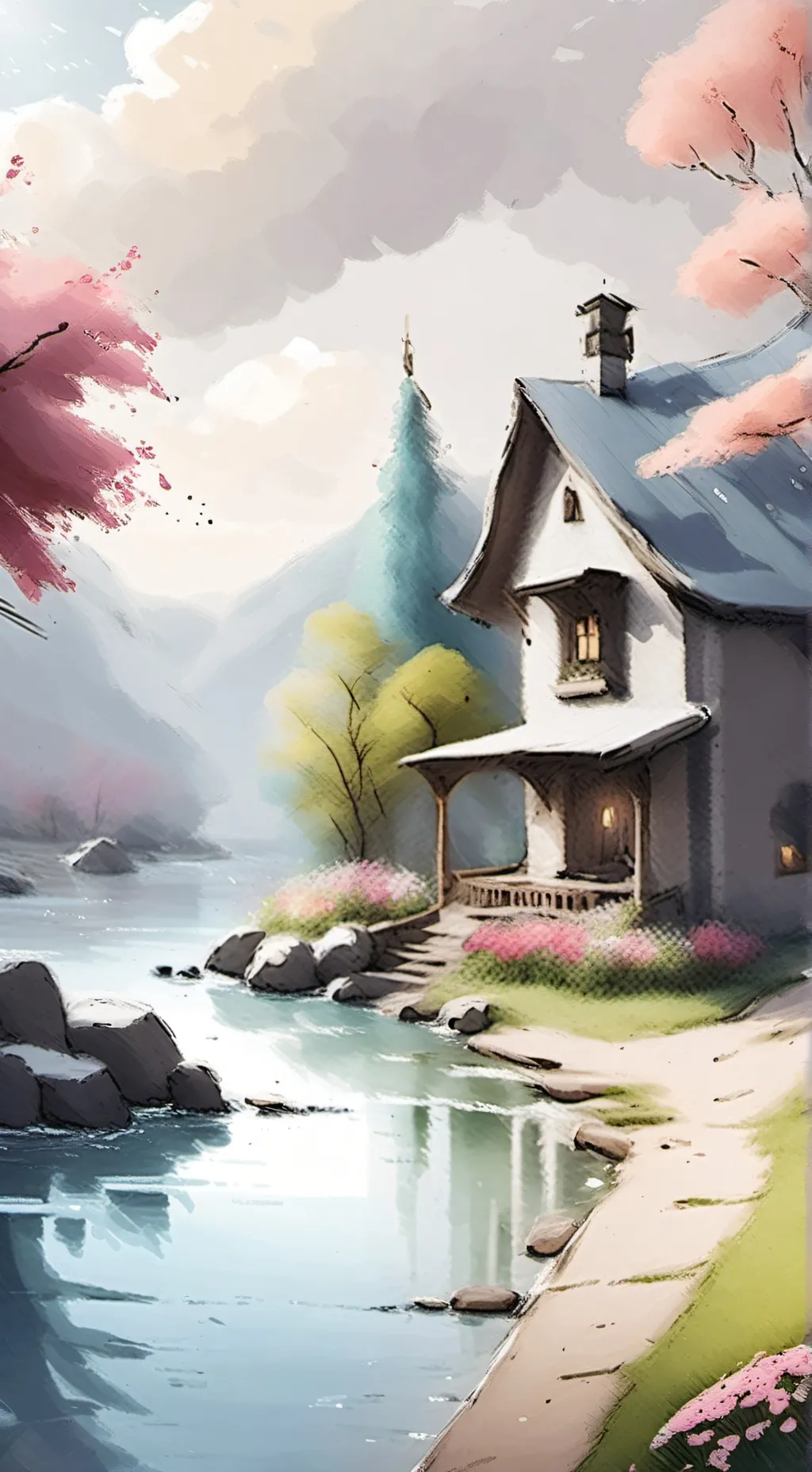 ai character: 𝑆𝑝𝑟𝑖𝑛𝑔 𝐶𝑙𝑒𝑎𝑛𝑖𝑛𝑔 background
