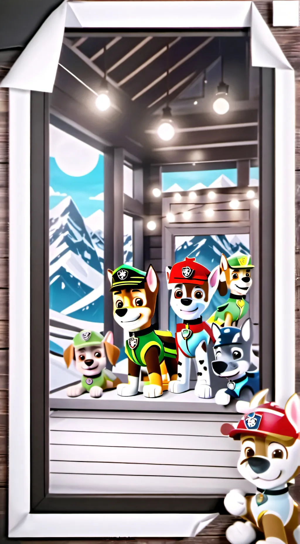 ai character: Paw Patrol Party background