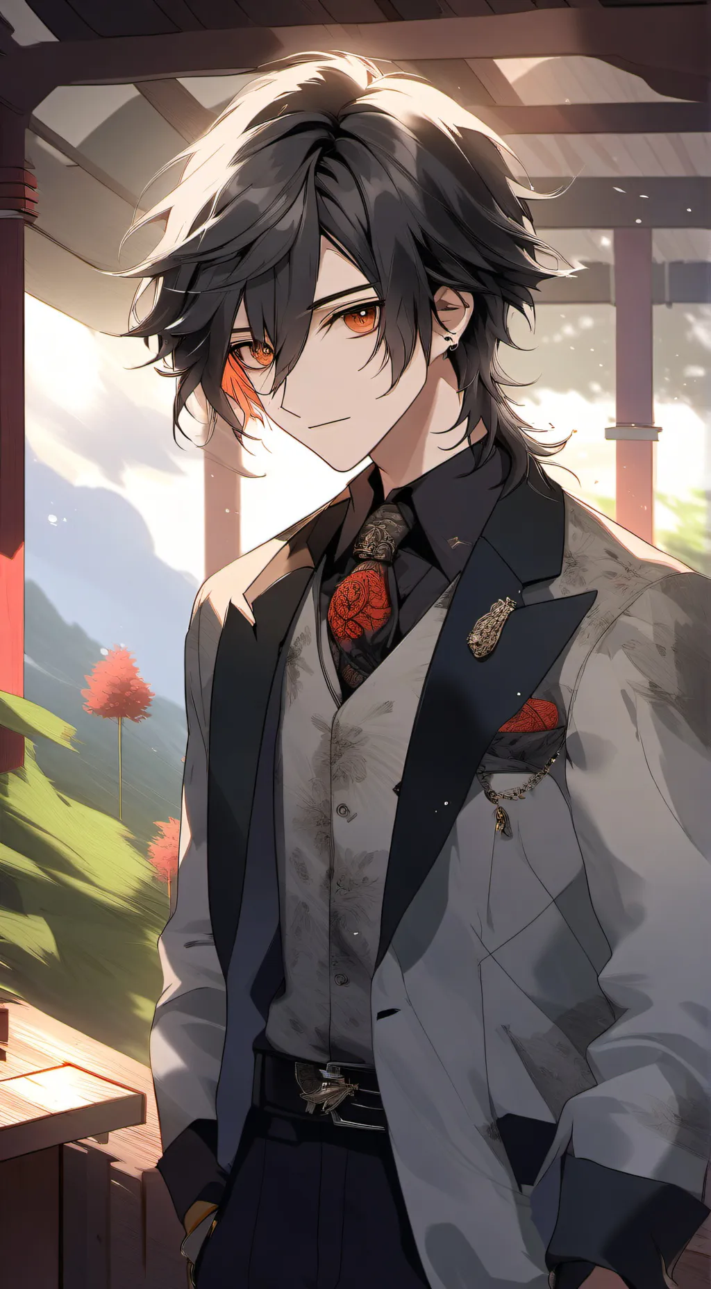 ai character: Fghting School background