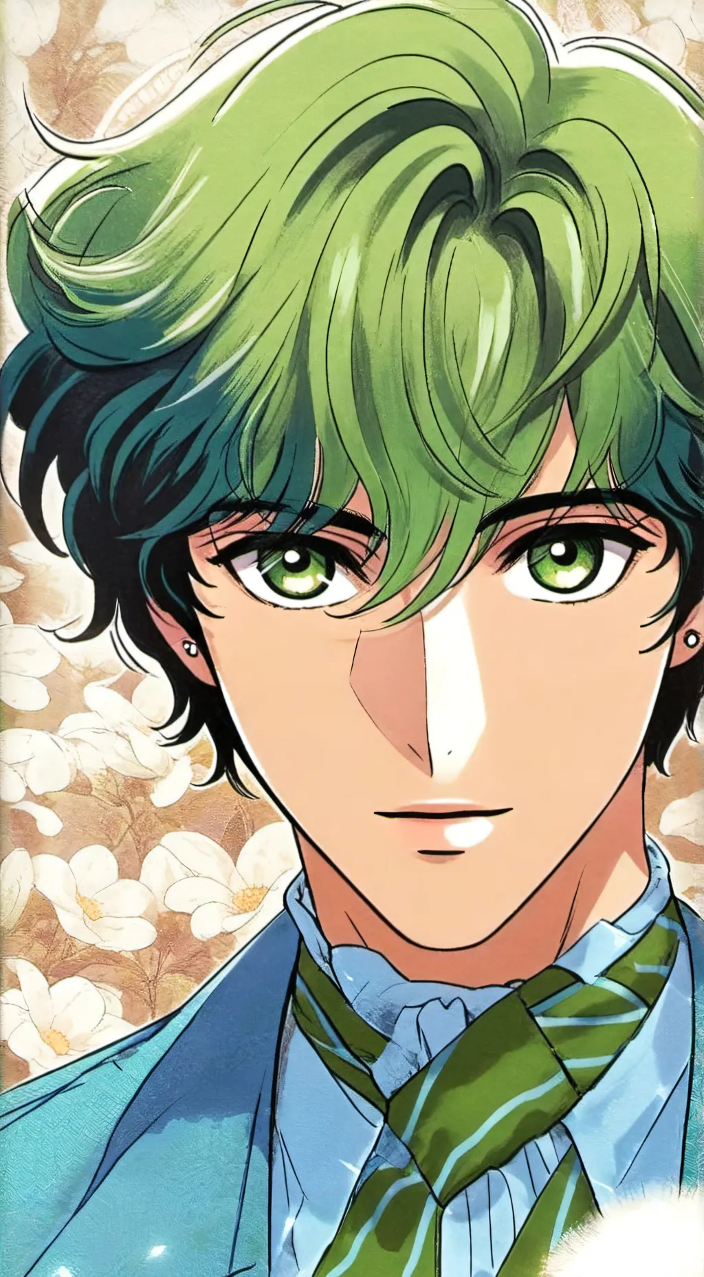 ai character: Deku  background