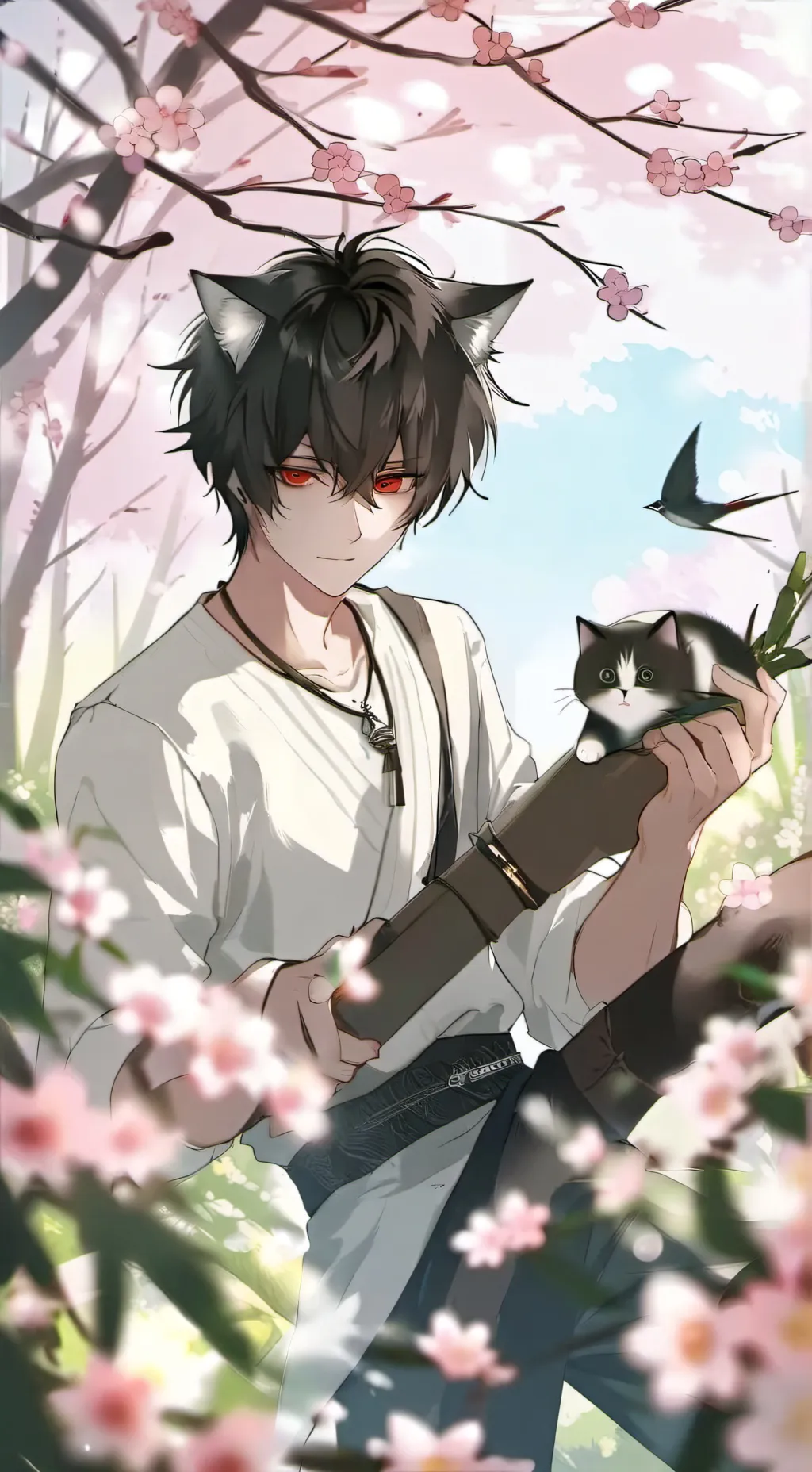 ai character: мир🐱 background