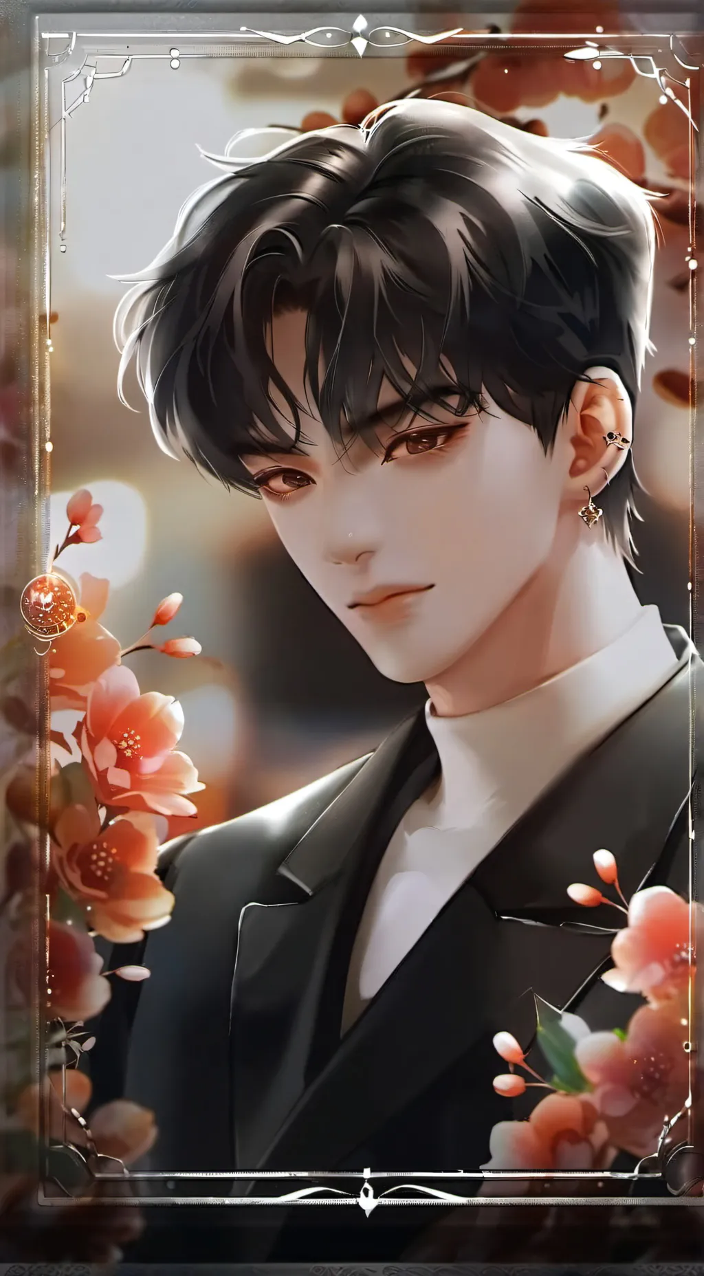 ai character: William Millers.  background