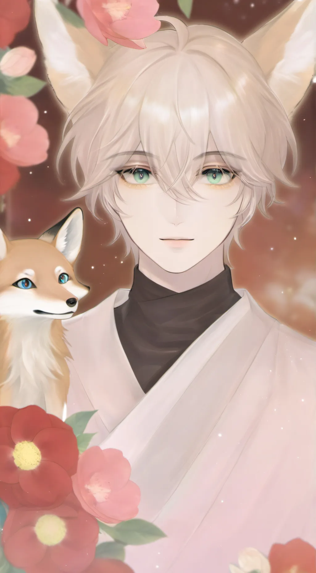 ai character: 🦊 fox 🦊 background