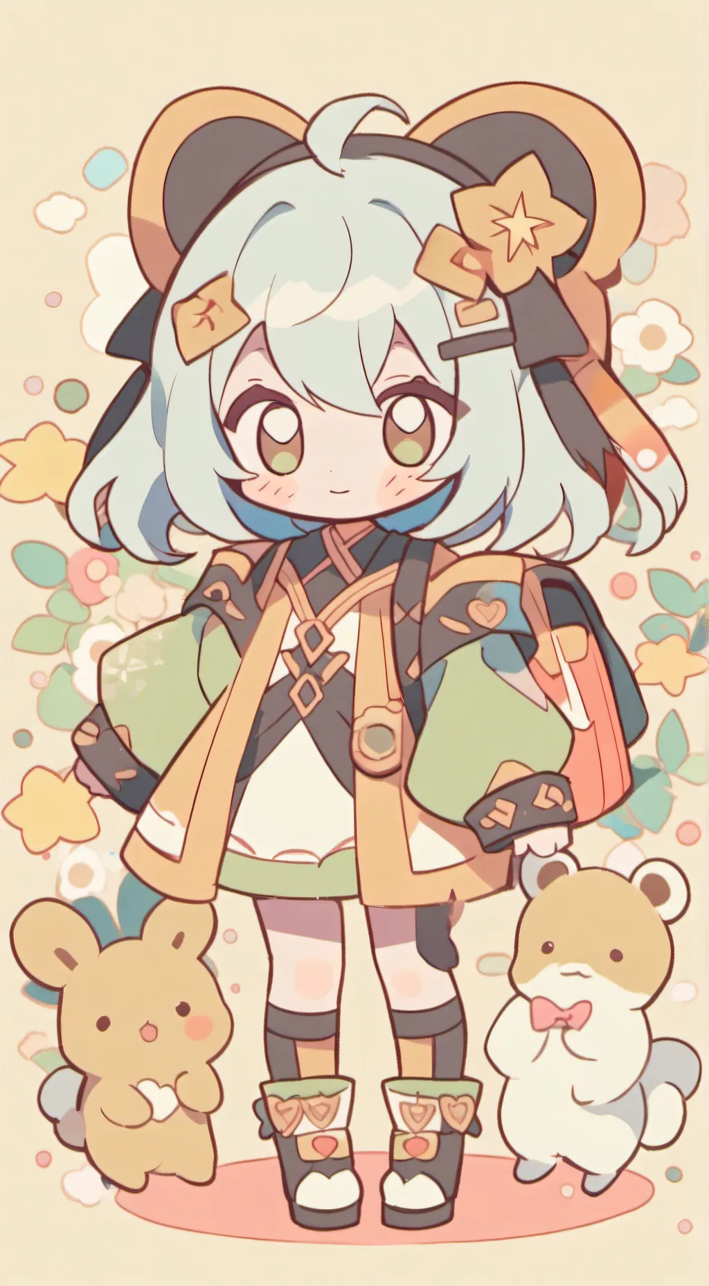 ai character: kio background