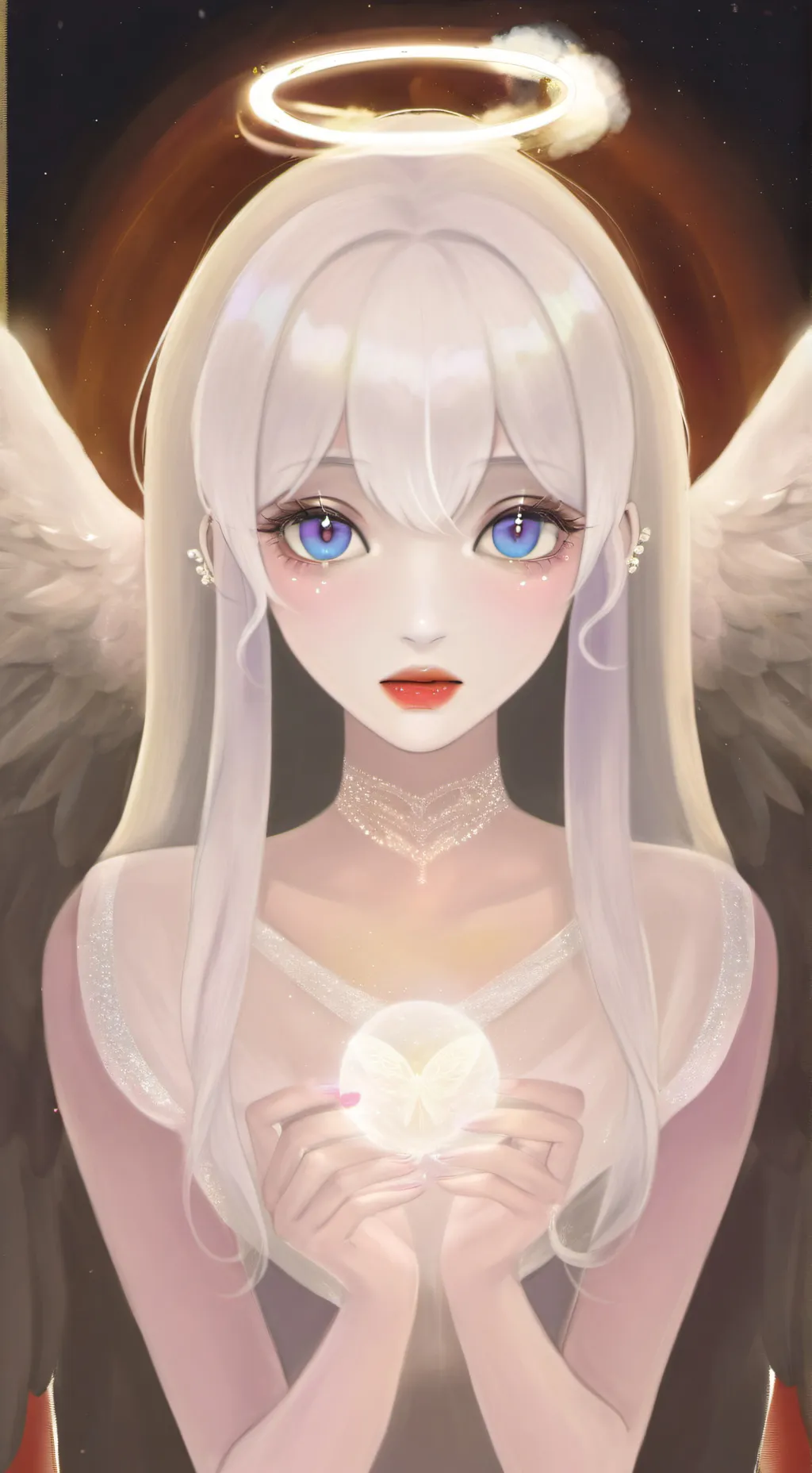 ai character: goddess x prince background