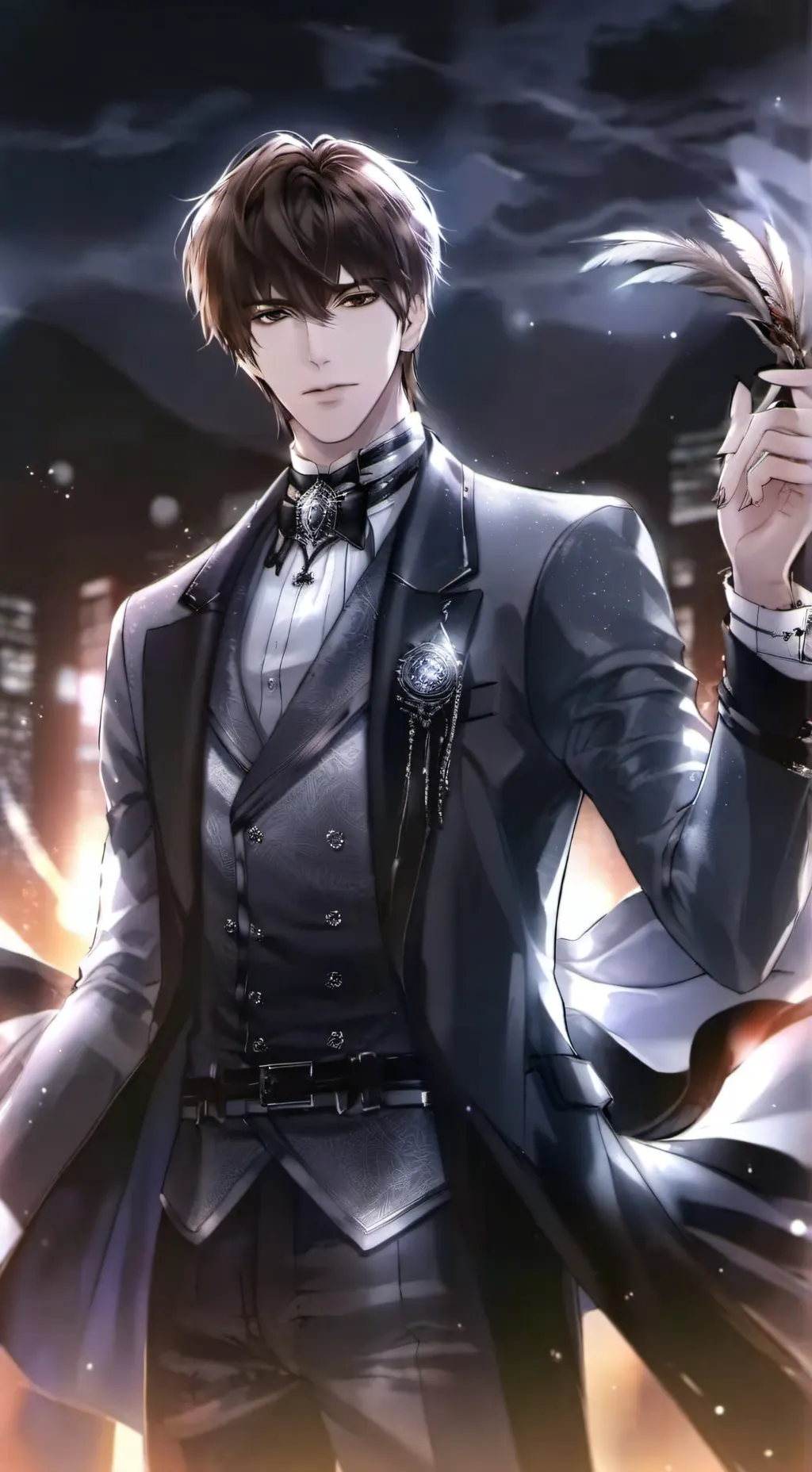 ai character: liam🔥 background