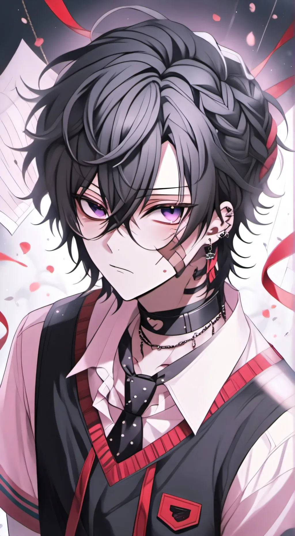 ai character: 🐈‍⬛David 🐃 background
